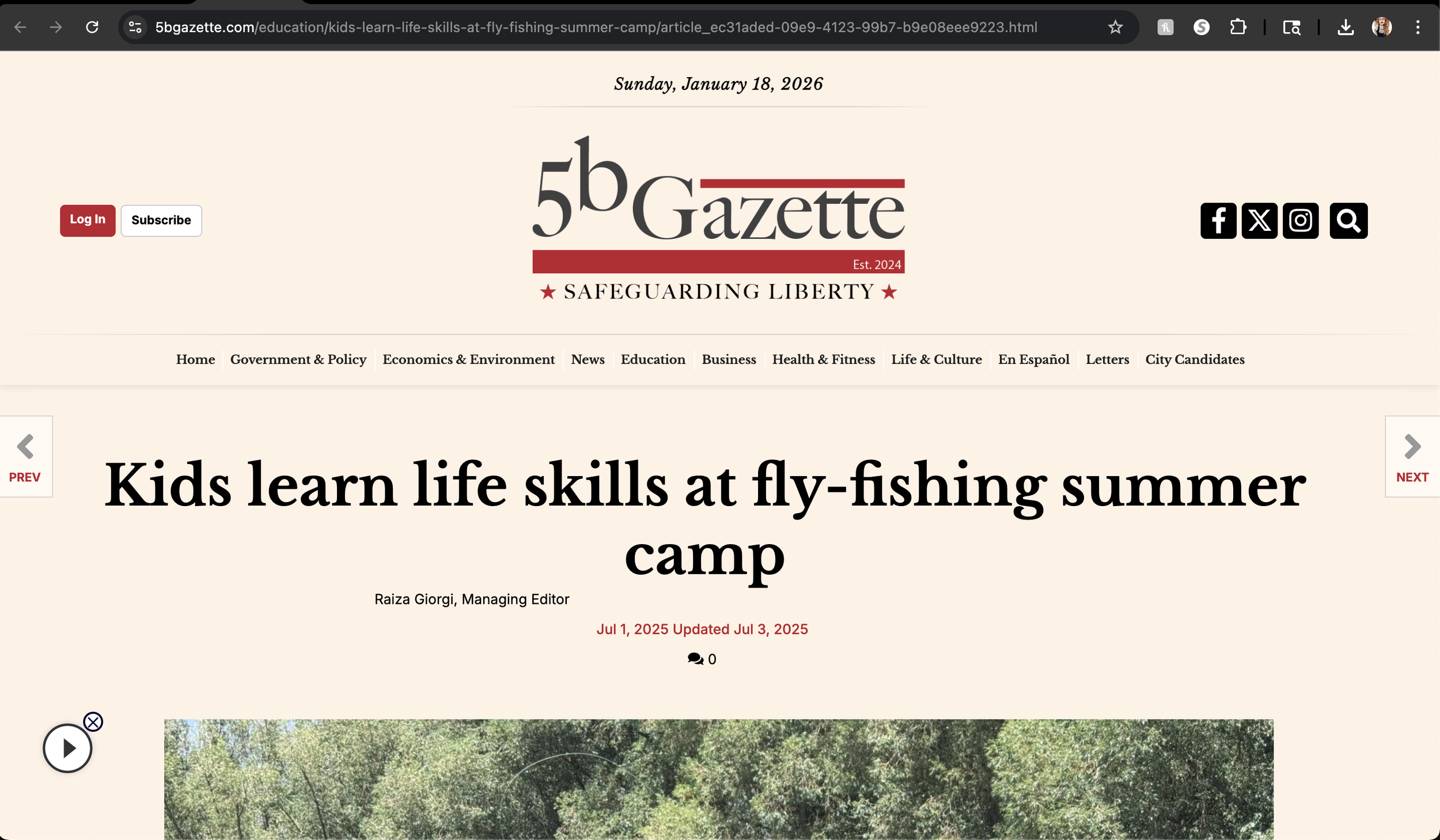 5B GAZETTE | KIDS LEARN LIFE SKILLS AT FLY-FISHING SUMMER CAMP