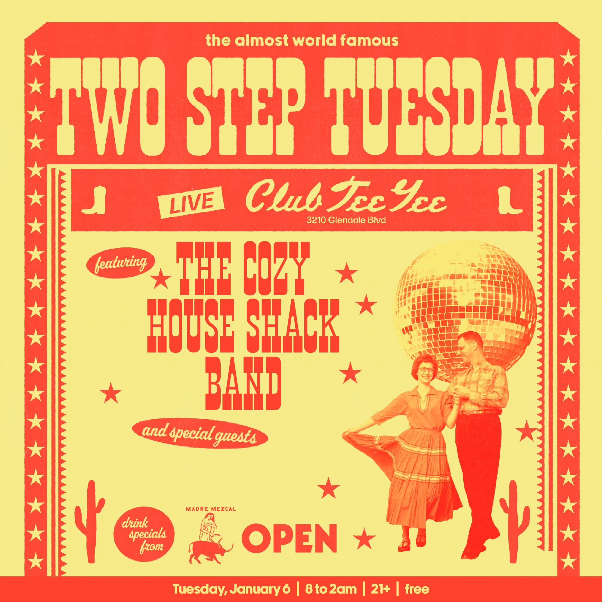 Two Step Tuesday: The Cozy Shack House Band