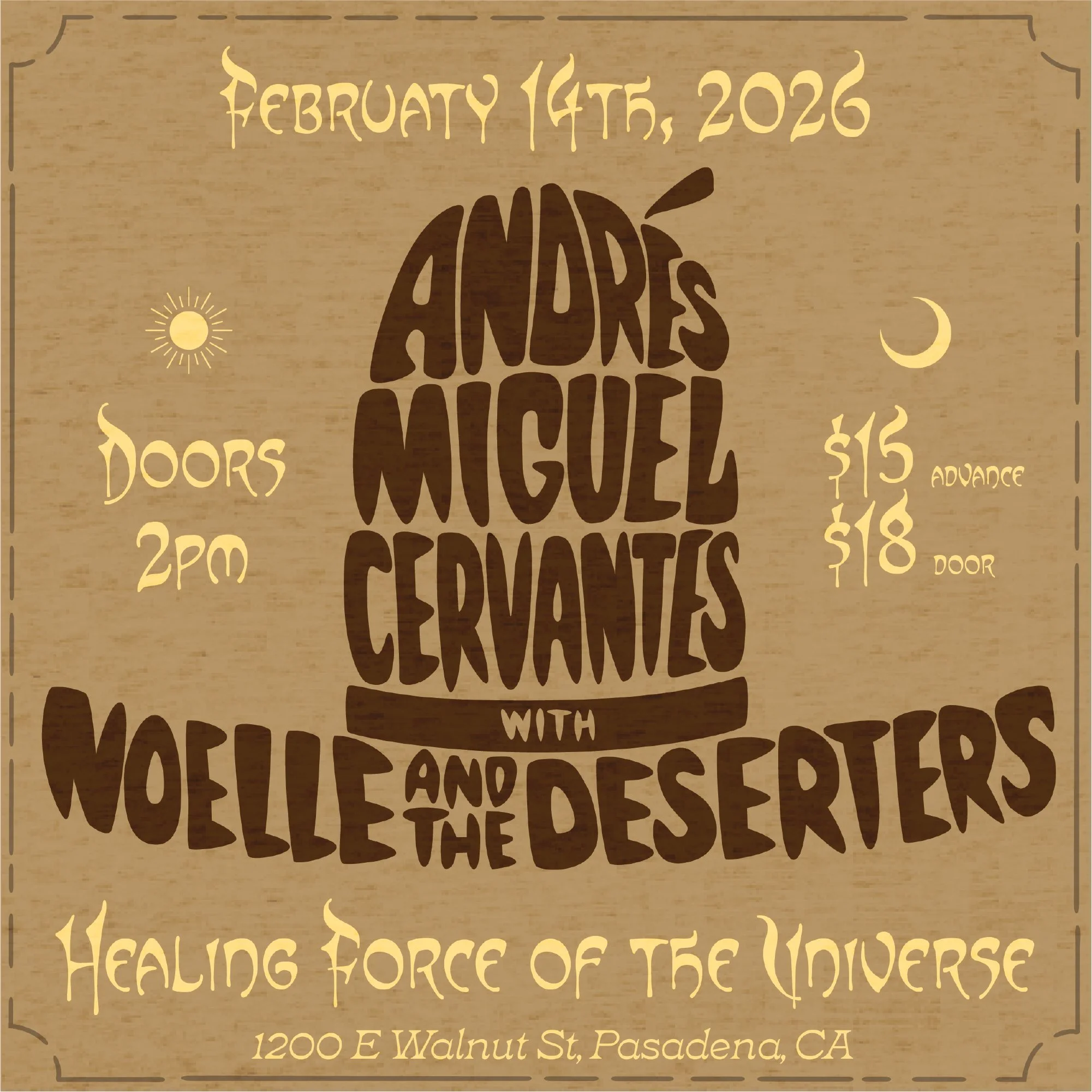 Andrés Miguel Cervantes, Noelle & The Deserters
