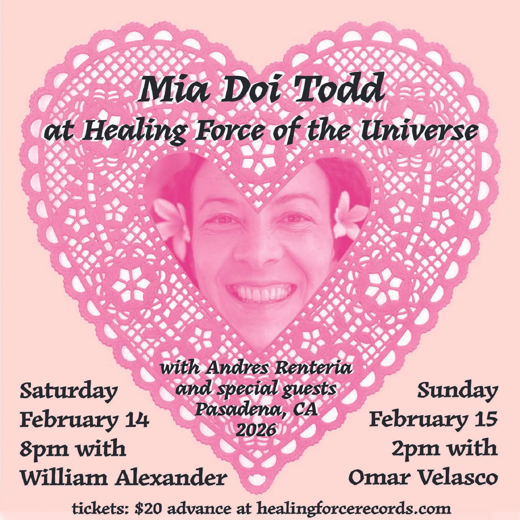 Mia Doi Todd, Andres Renteria, Omar Velasco