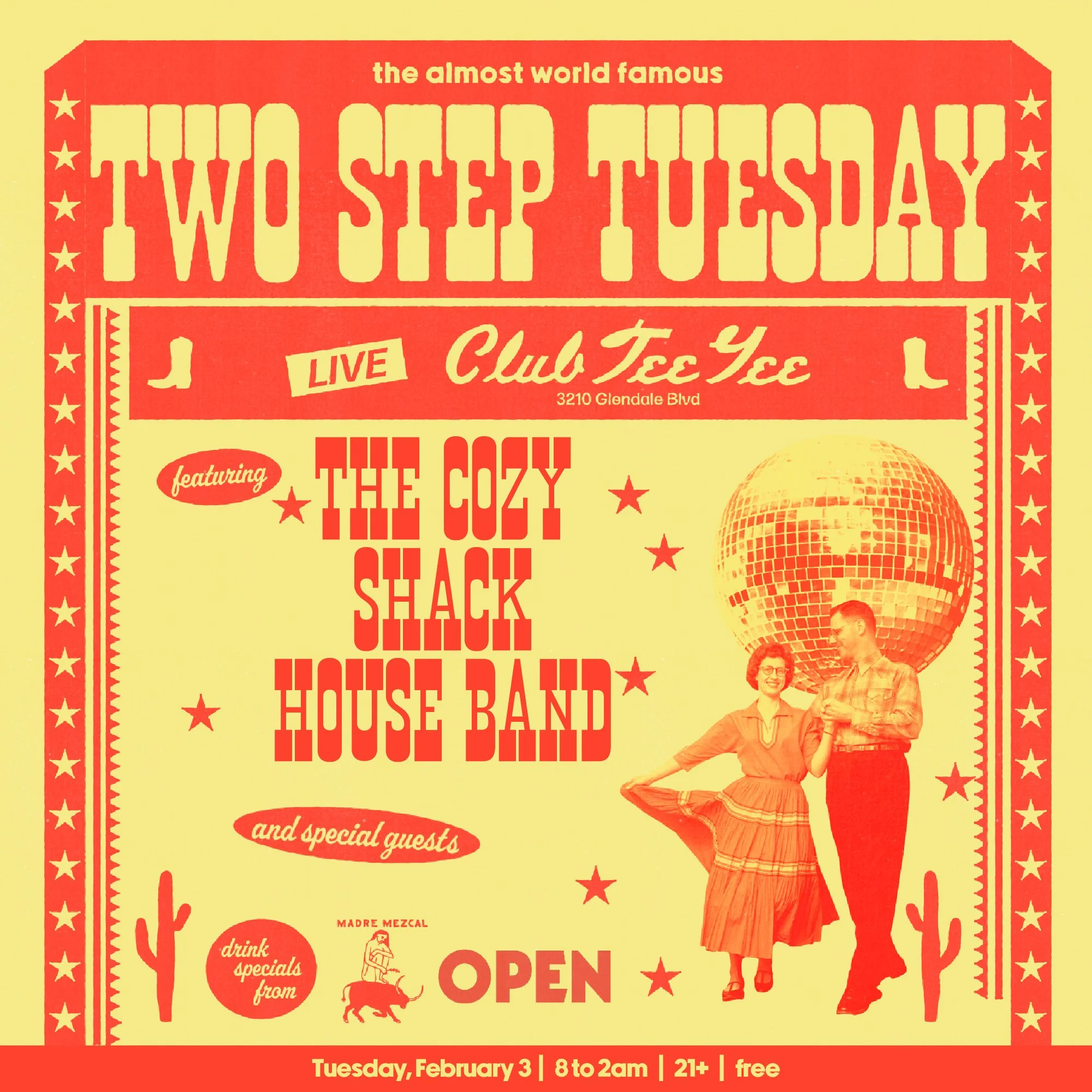 Two Step Tuesday: The Cozy Shack House Band