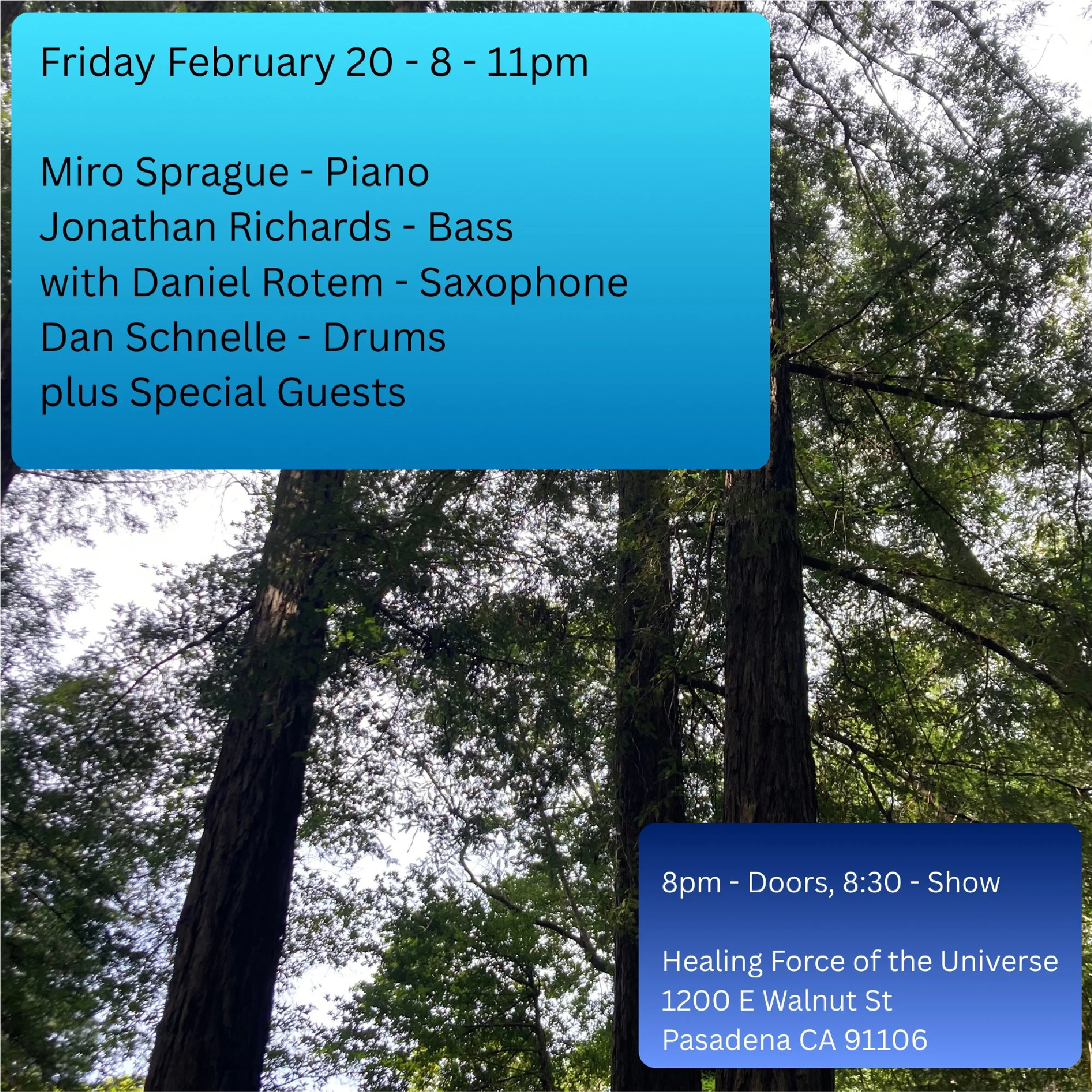 Miro Sprague/Jonathan Richards Quartet