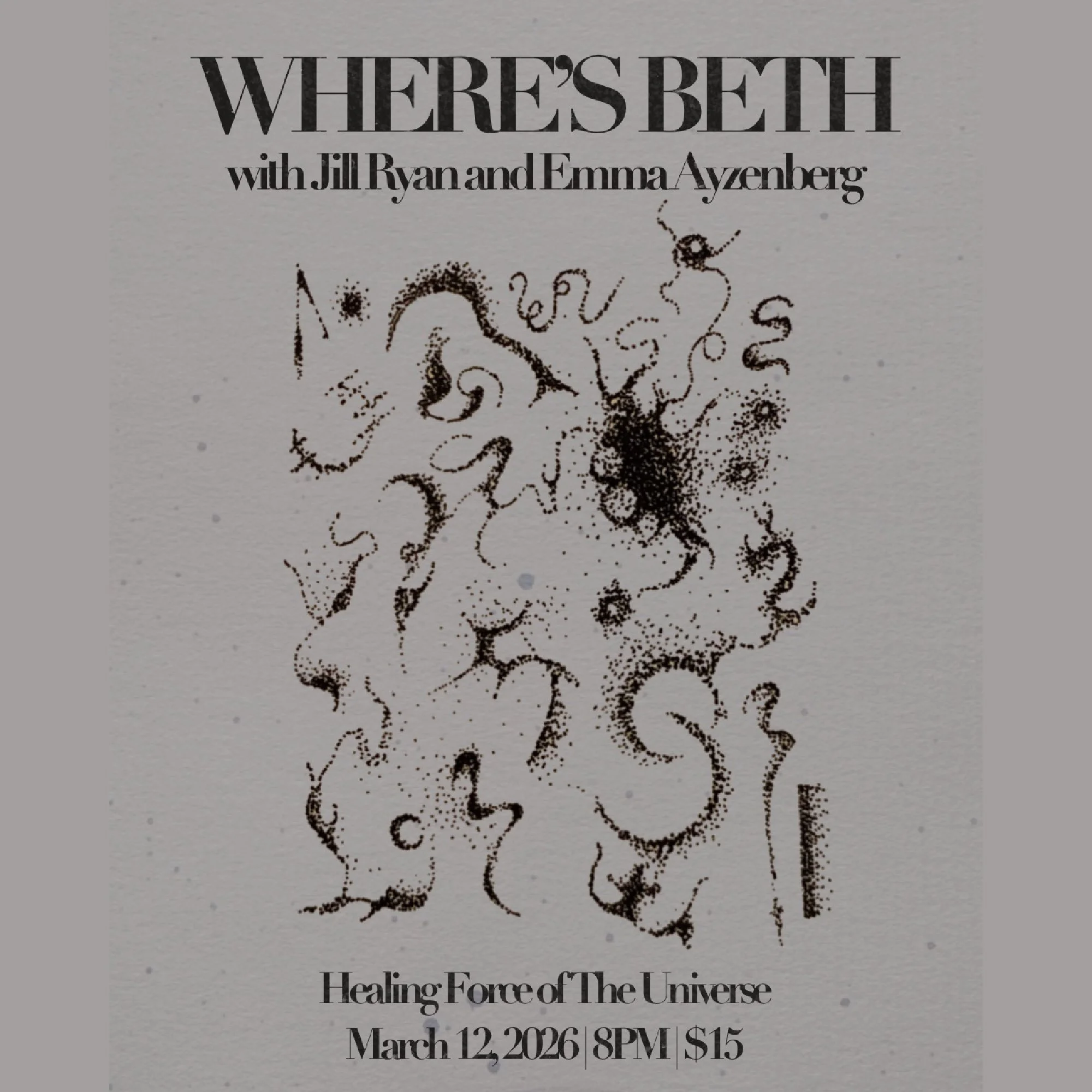 Where's Beth, Jill Ryan, Emma Ayzenberg