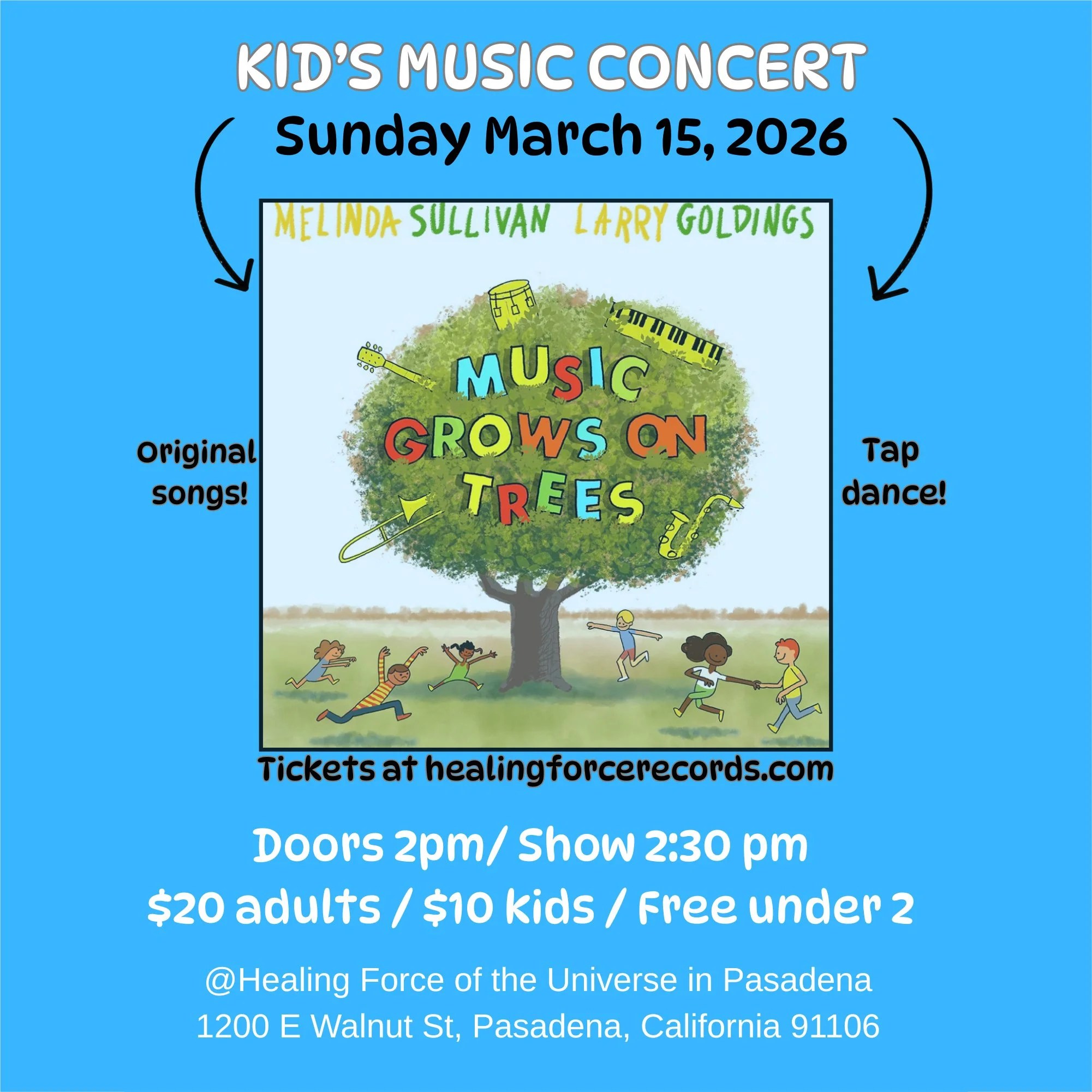 Music Grows On Trees w/ Melinda Sullivan + Larry Goldings