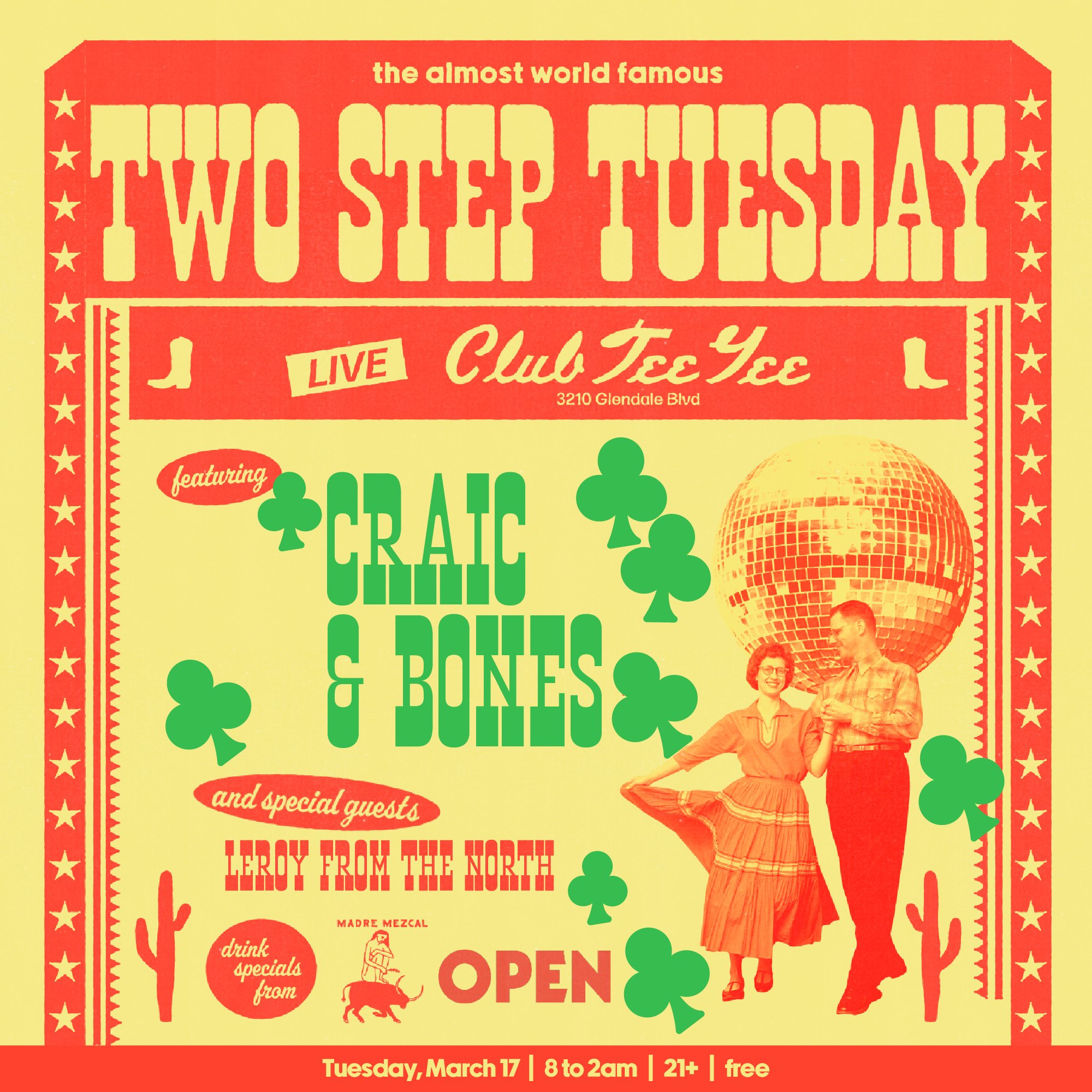Two Step Tuesday: Craic & Bones, Leroy From The North