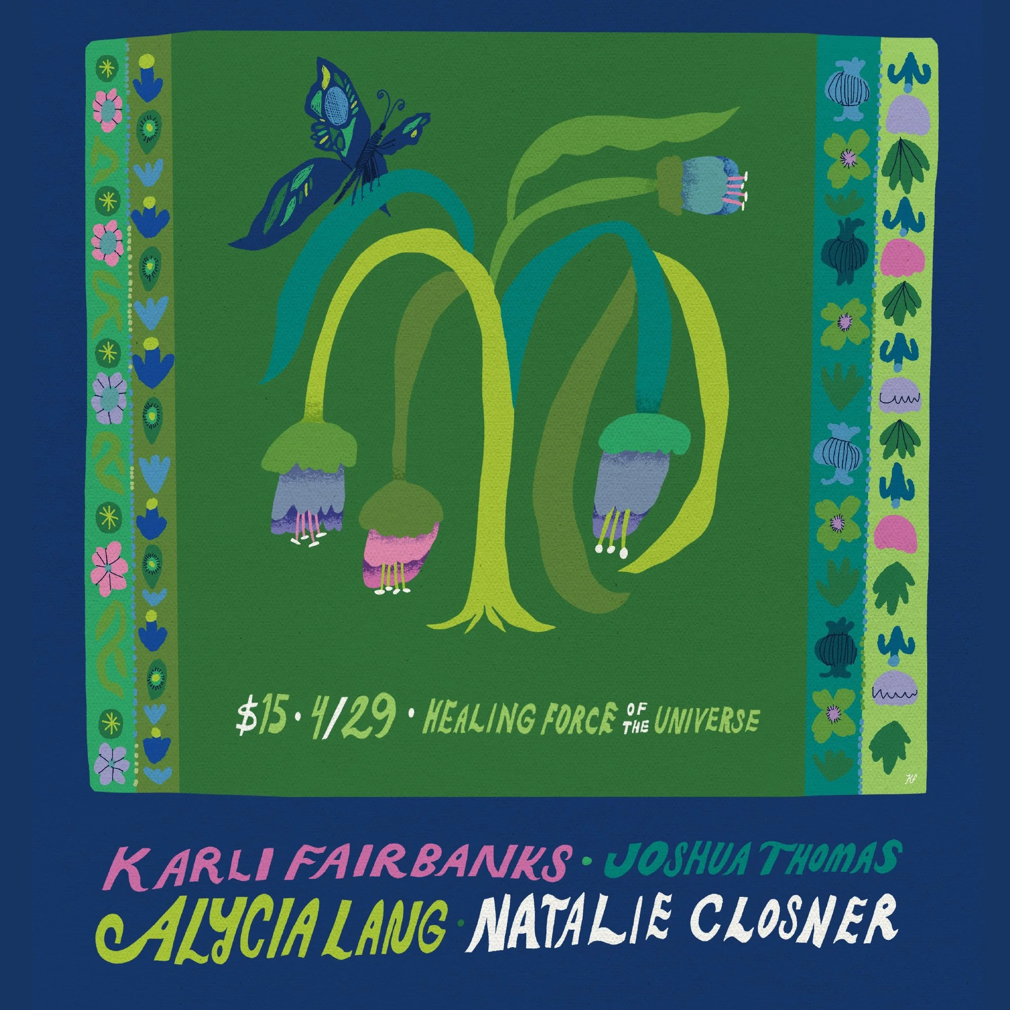 Natalie Closner, Alycia Lang, Karli Fairbanks, Joshua Thomas share songs