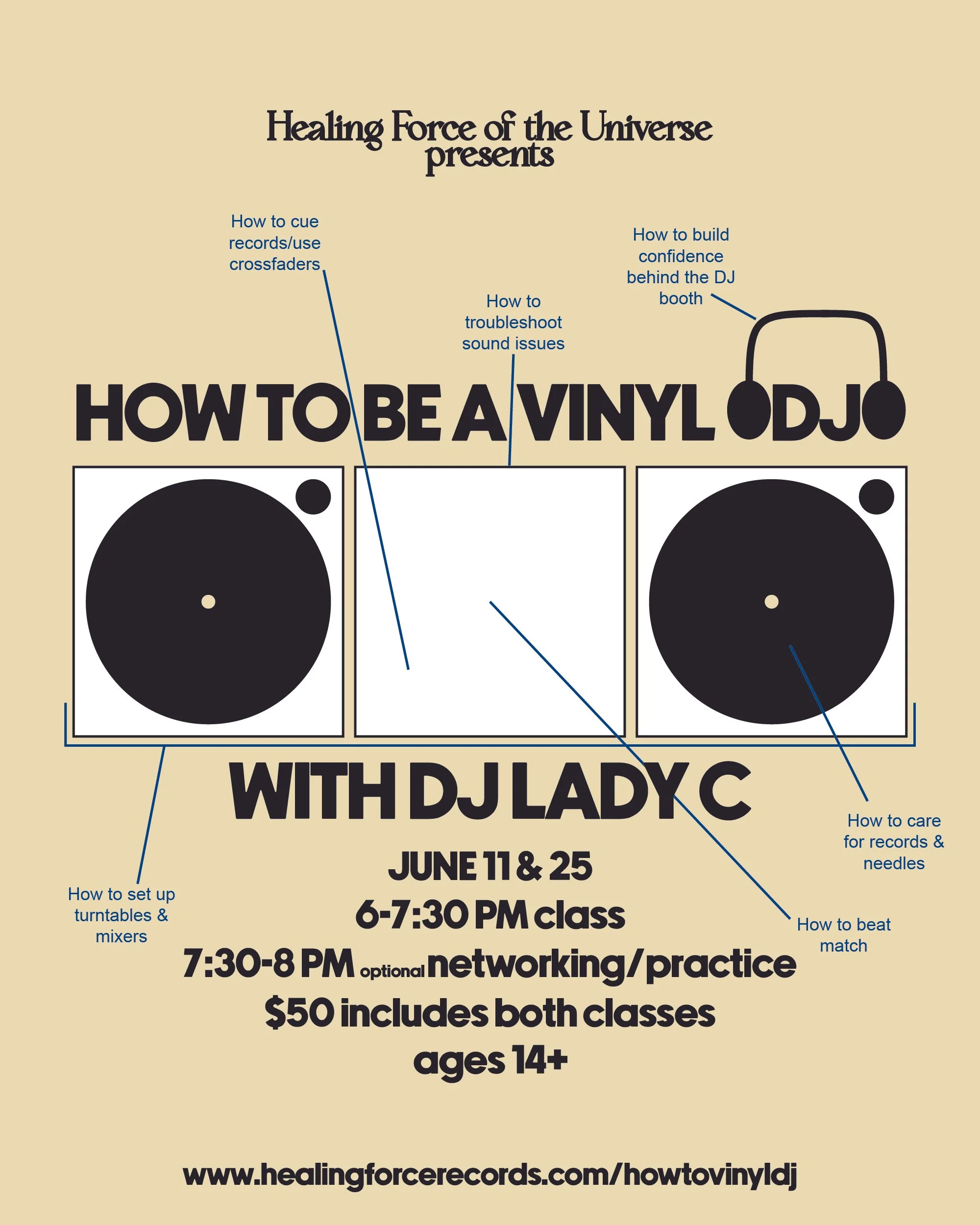 How To Be A Vinyl DJ workshop