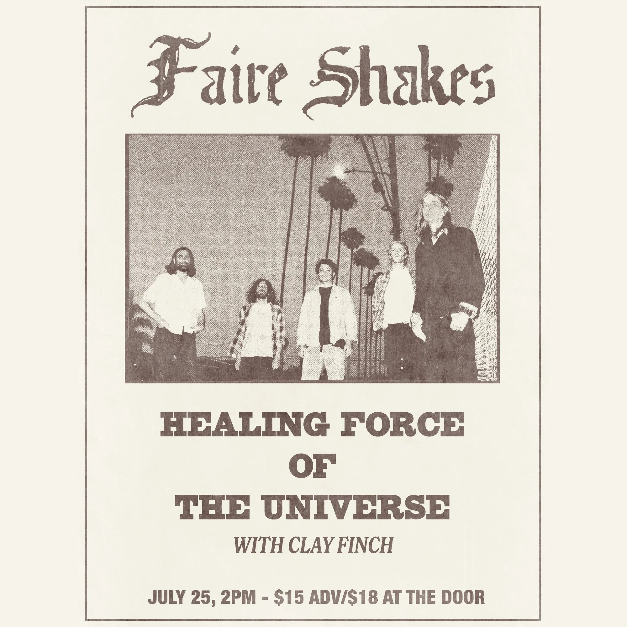 Faire Shakes, Clay Finch