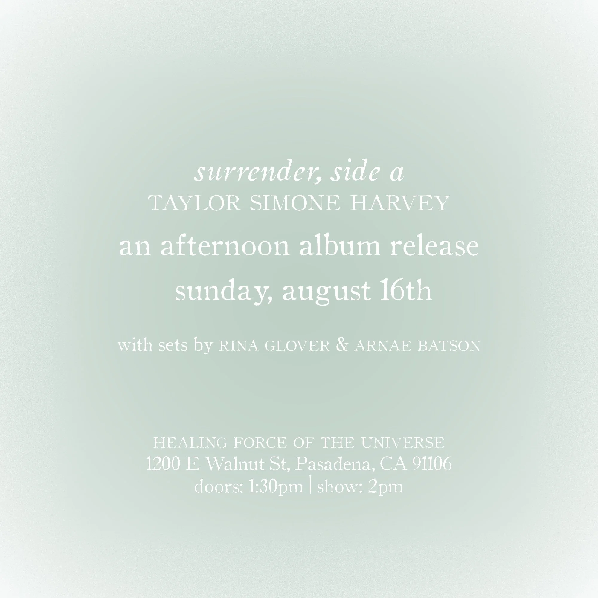 Taylor Simone Harvey, Rina Glover, Arnae Batson