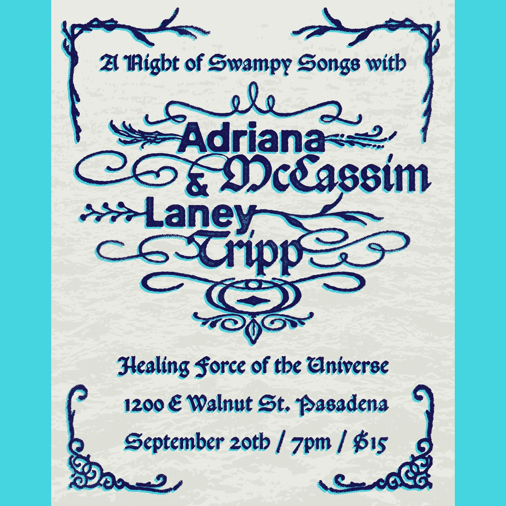 Swampy Songs w Laney Tripp + Adriana McCassim