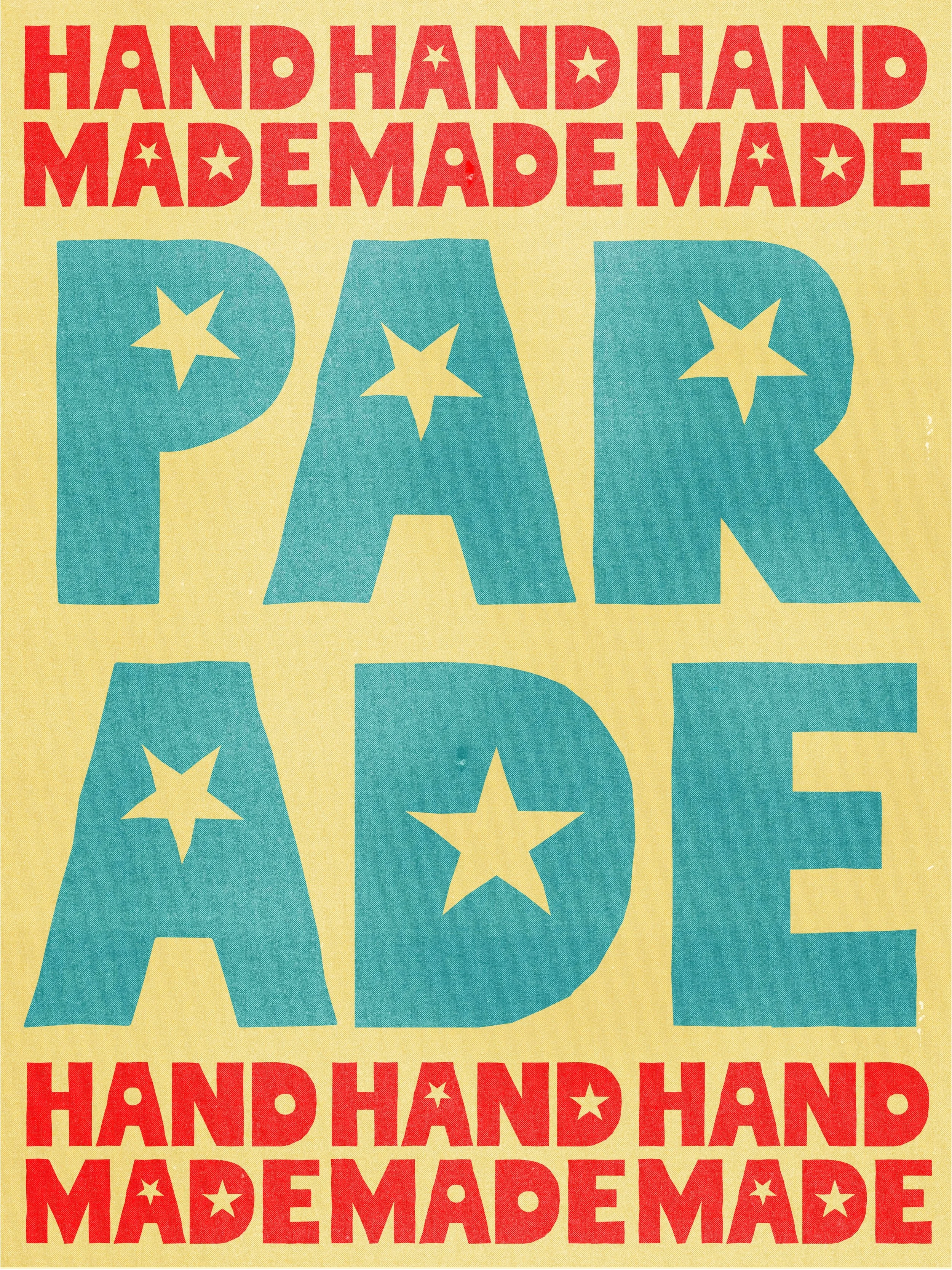 Parade Font for all your poster, craft, banners, marching band and hand made use!