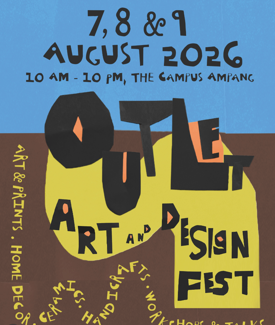 The Cutouts Font | Outlet Art & Design Fest 2026 | Designer: Outlet @outlet_kl