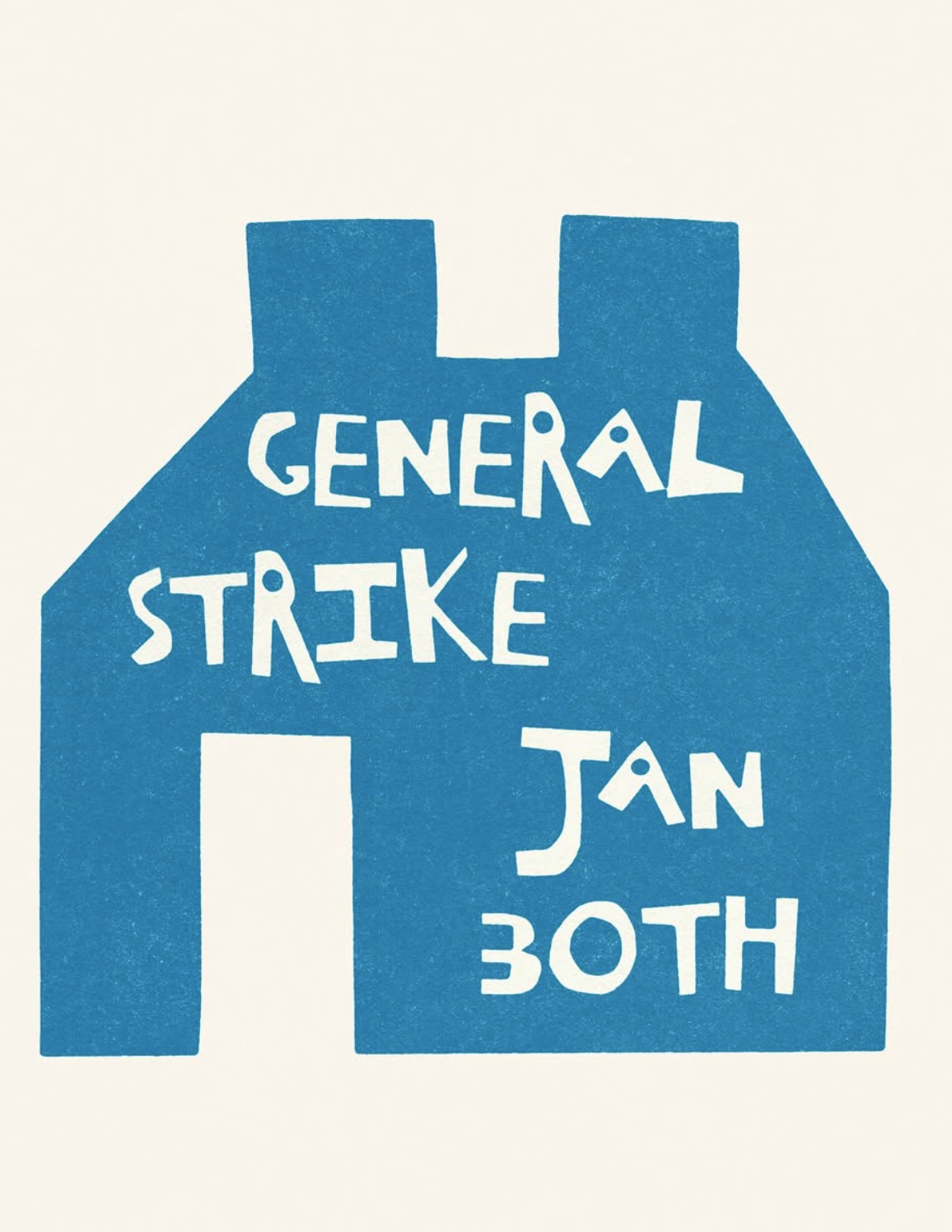 The Cutouts Font | General Strike Poster | Designer: Abby Santourian @tomato_variety
