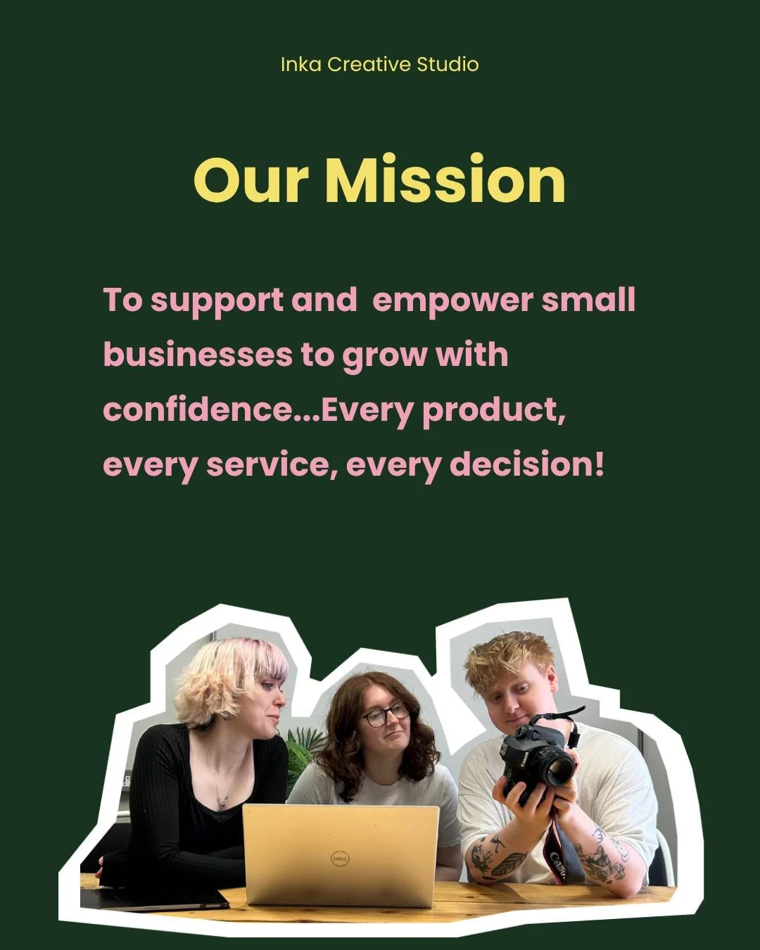 We&rsquo;re here to make things easier, more meaningful, and a little more fun our clients. Whether it&rsquo;s through our services, content, or conversations! 💚

Find out more about what we can do 👉 www.inkastudio.co.uk