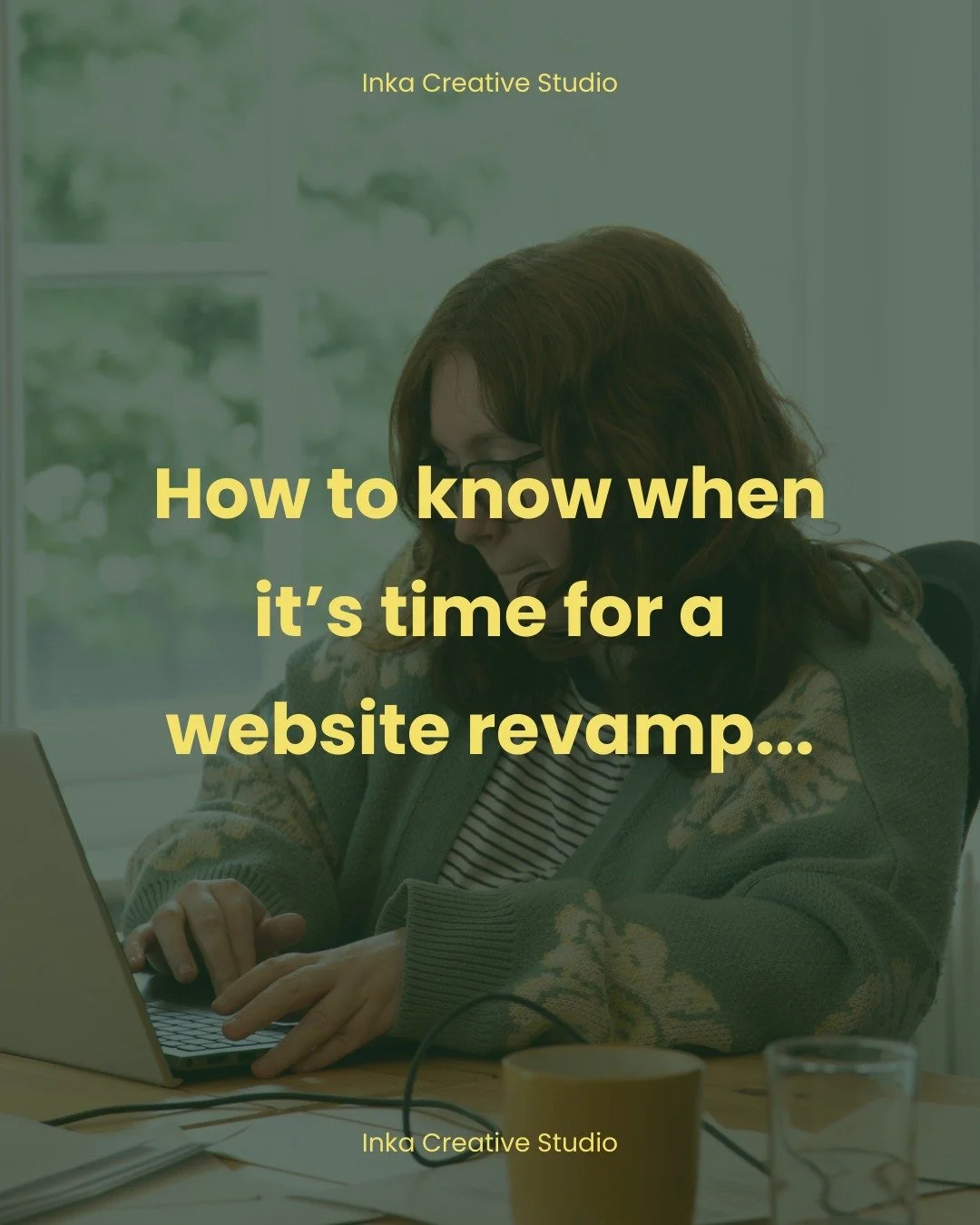 Noticed a drop in enquires coming into Q1? It might be the perfect time to update your website to best represent you and your business!

If your site is outdated, not optimised (especially for mobile), or just doesn't feel like YOU anymore, we can he