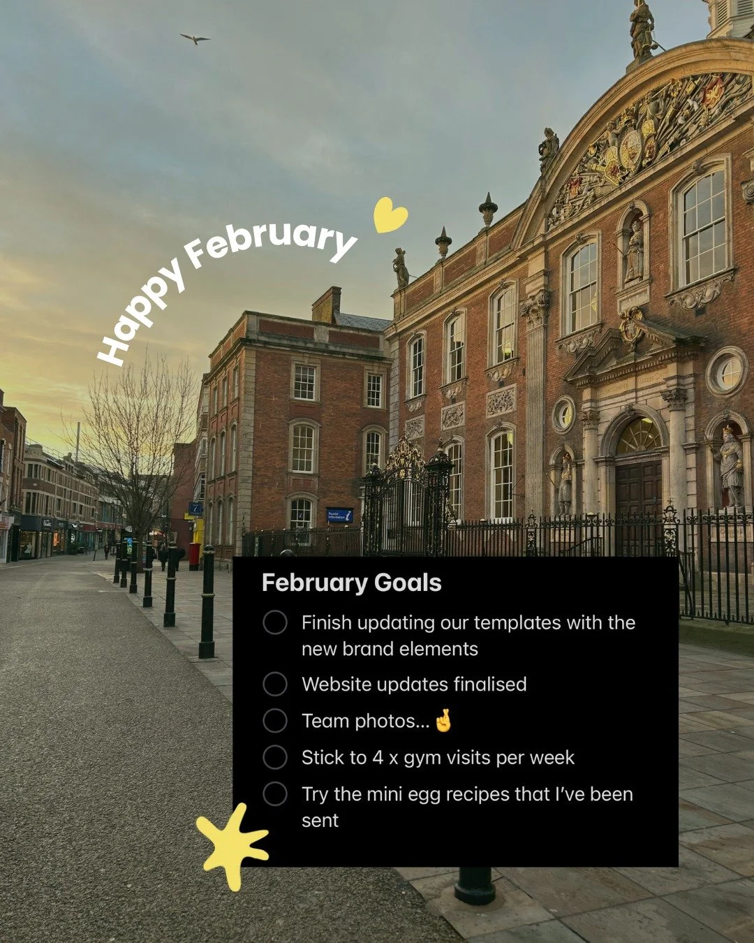 We always see the advice of sharing your goals to help you stay motivated and complete them...so here are our goals for February!

Almost 2 and a half years since launching our website, the main focus up until July is to make some well needed updates