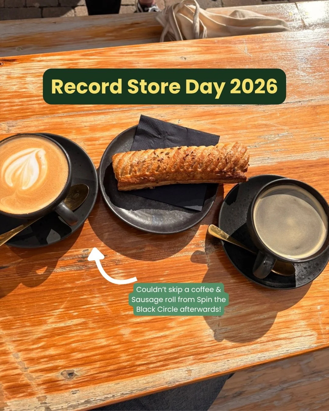 A successful Record Store Day at @spintheblackcircleworcs on Saturday!

Can&rsquo;t wait to see how many times we play them this week 💚

Hope you had a lovely weekend in the sunshine!