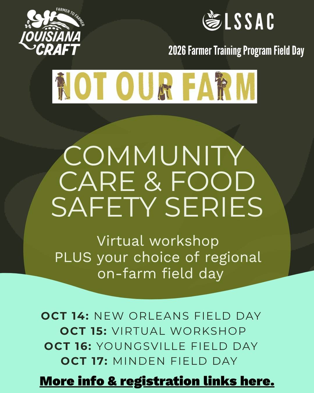 Join us for a very special statewide series: Community Care &amp; Food Safety! 🍊🫑

Register for the Virtual Workshop and your region's Field Day at the link in our bio!

This training series introduces food safety as a practice that centers care an
