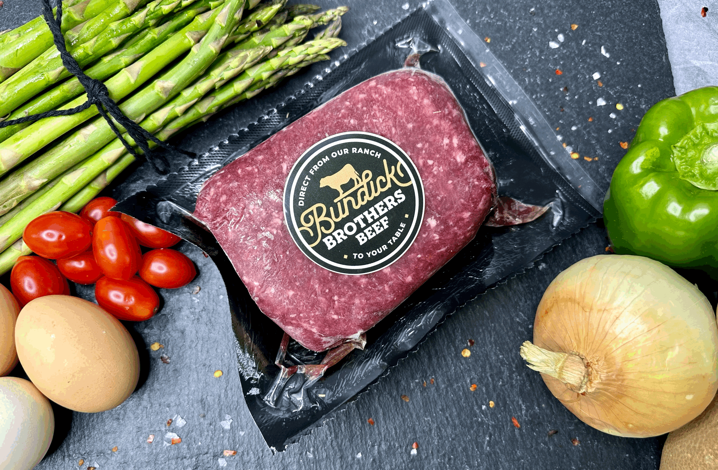 1 lb. Dry Aged Ground Beef for $9