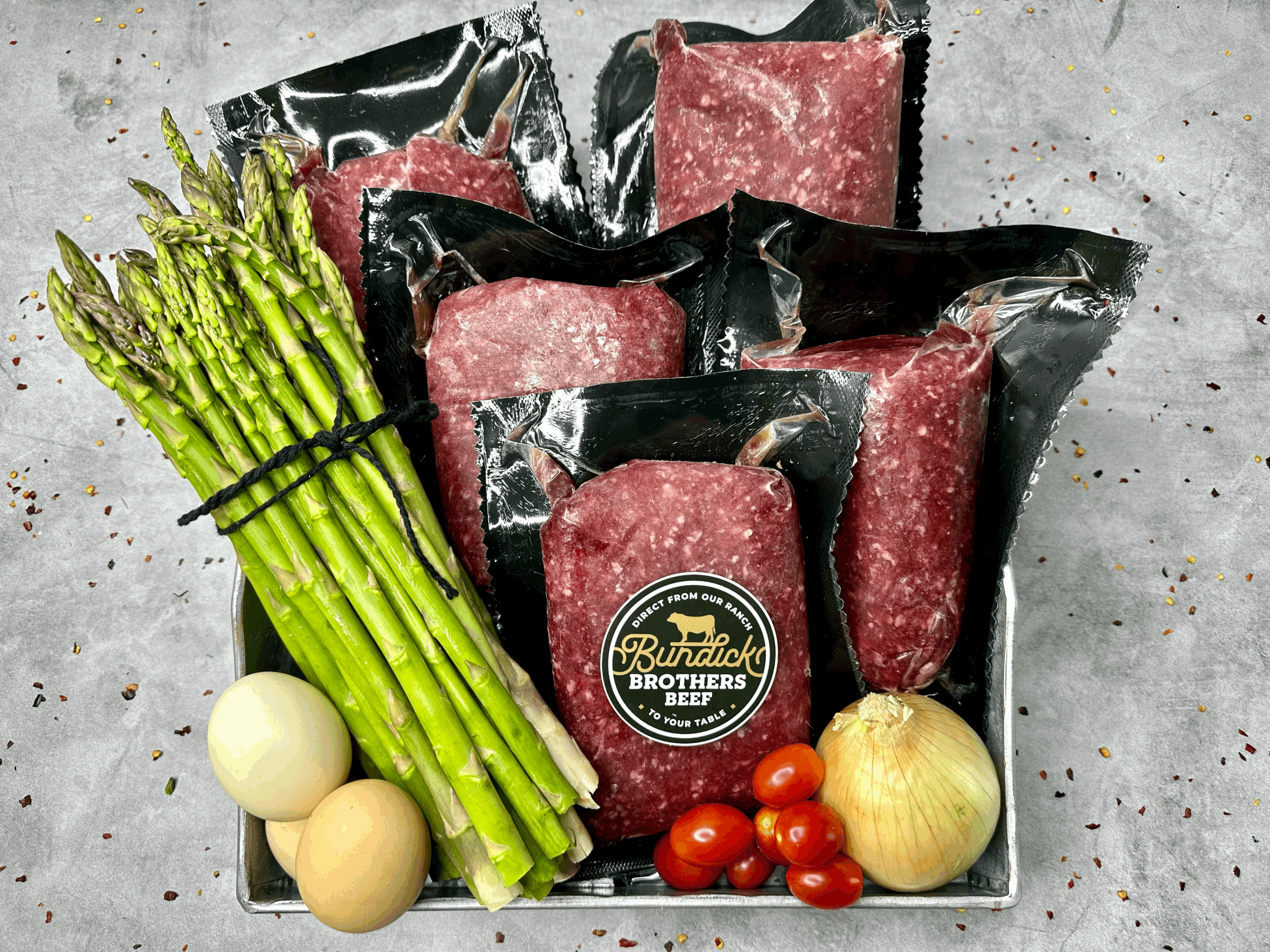 5 lbs. Ground Beef Stock Up $45