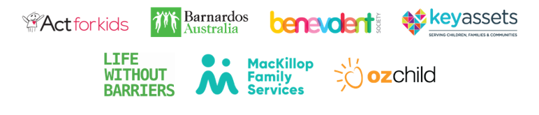 Logos of founding Allies for Children Organisations