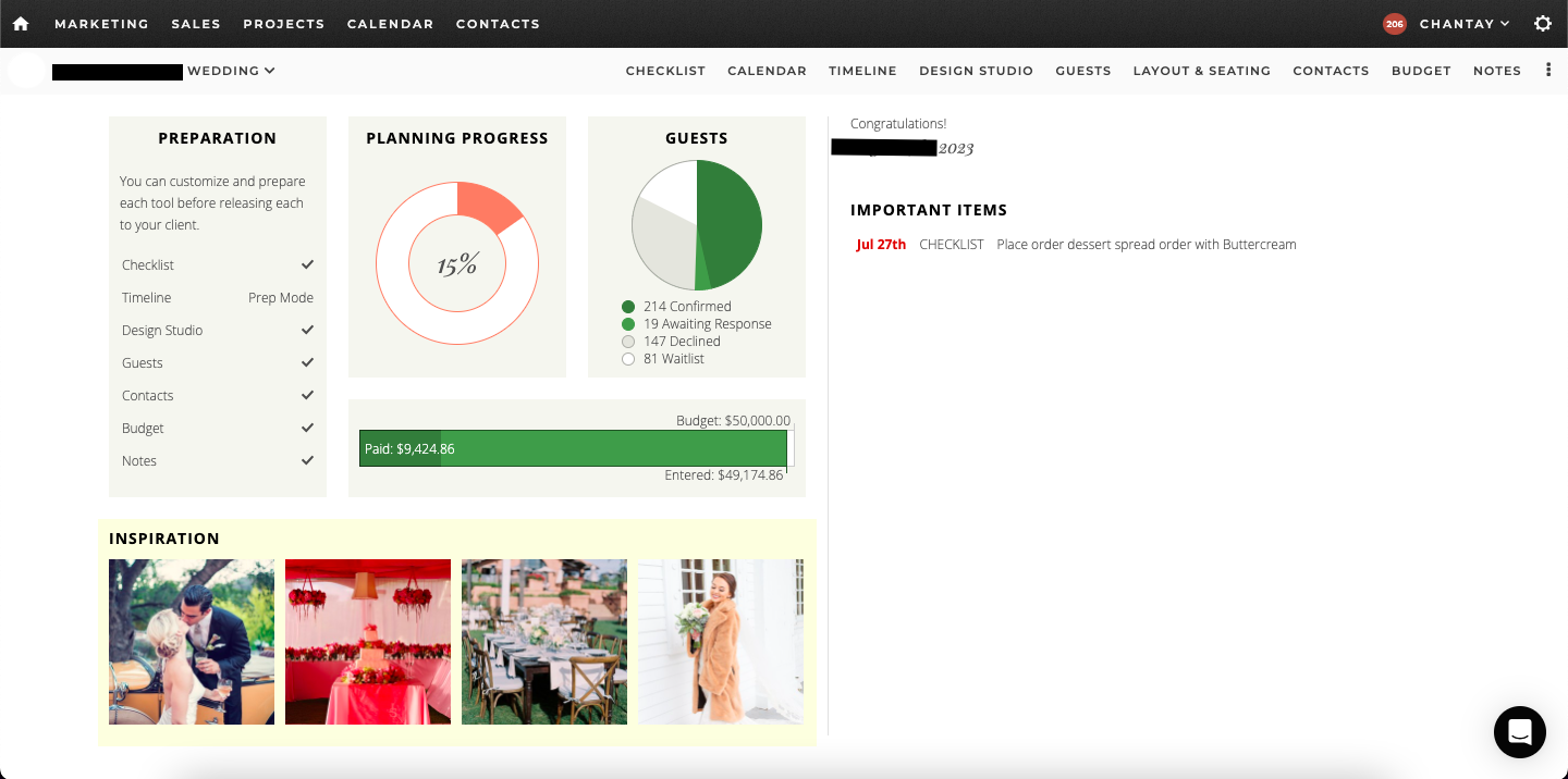 Virtual Assistant Wedding Planning Software Online