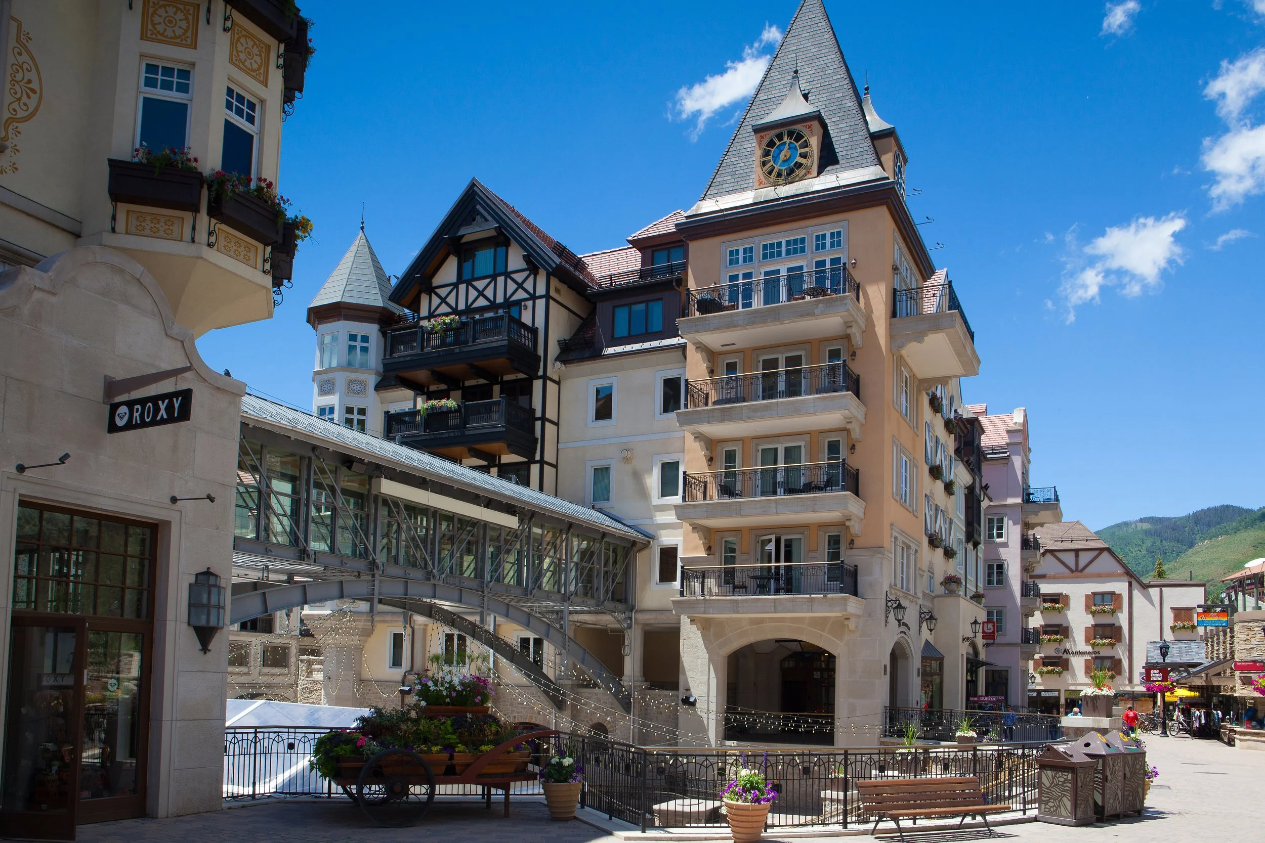 Photo of the Arrabelle hotel facade in Vail Colorado