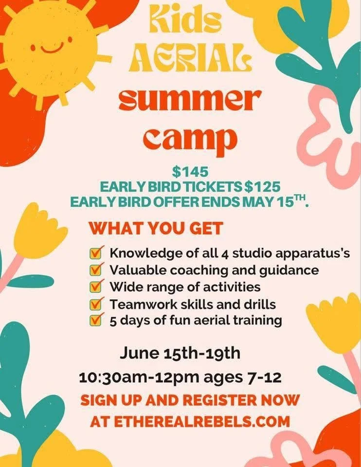 Kids Aerial Summer Camp at Ethereal Rebels