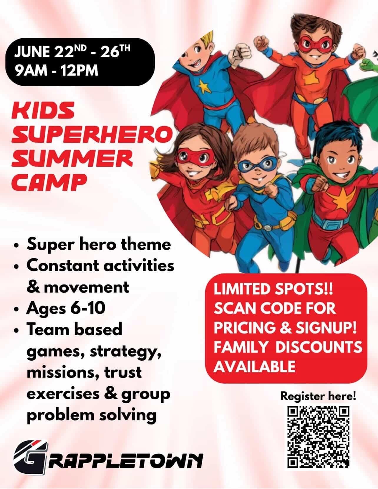 Grappletown Superhero Summer Camp