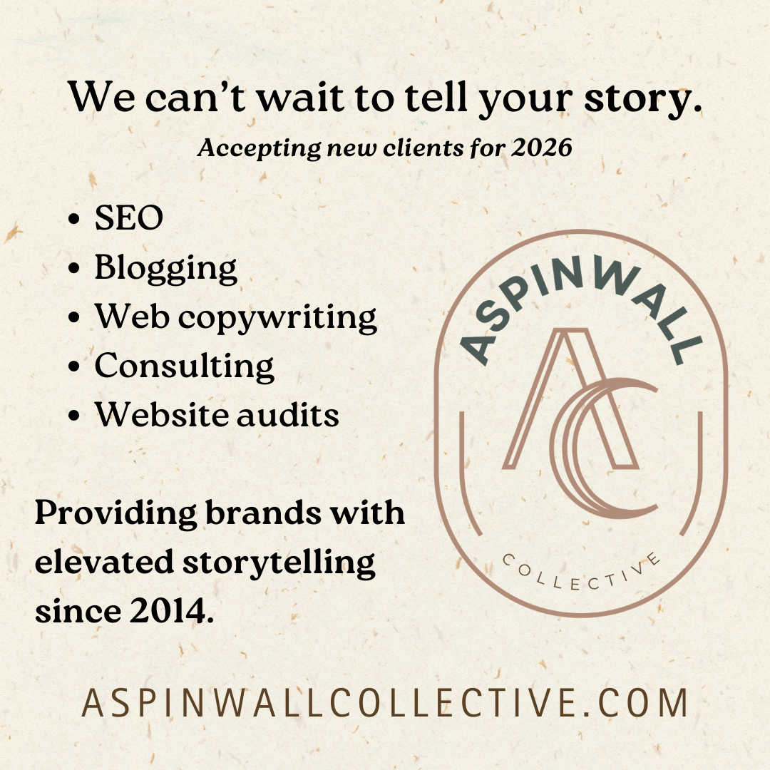 Expert SEO, blogging, and web copywriting Aspenwall Collective