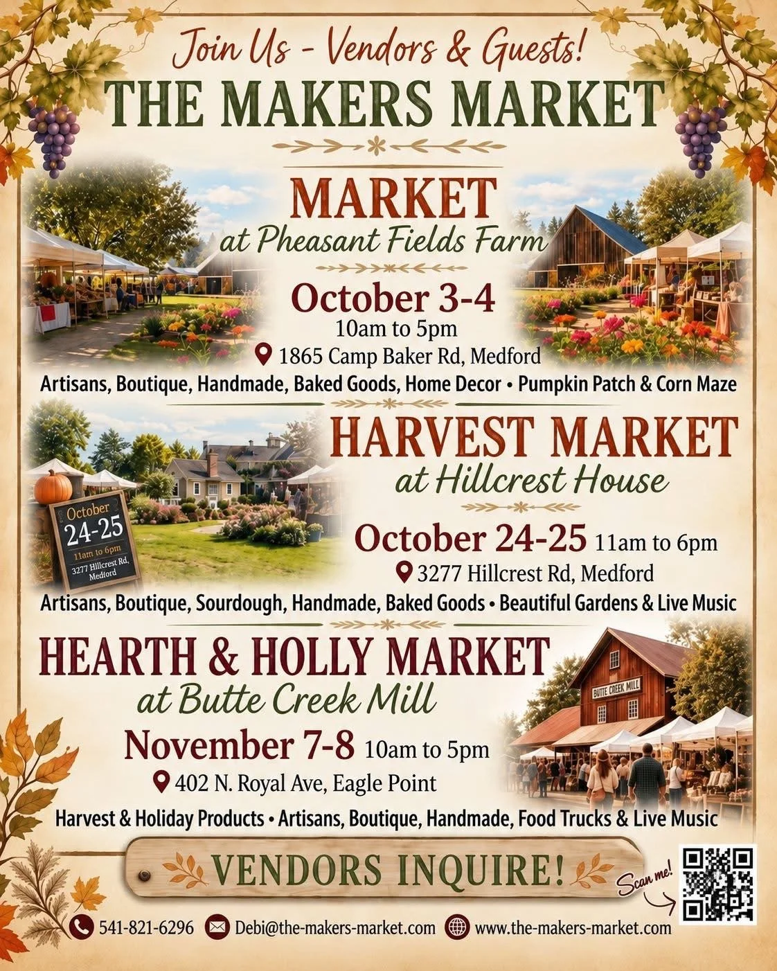the makers market craft fair southern oregon