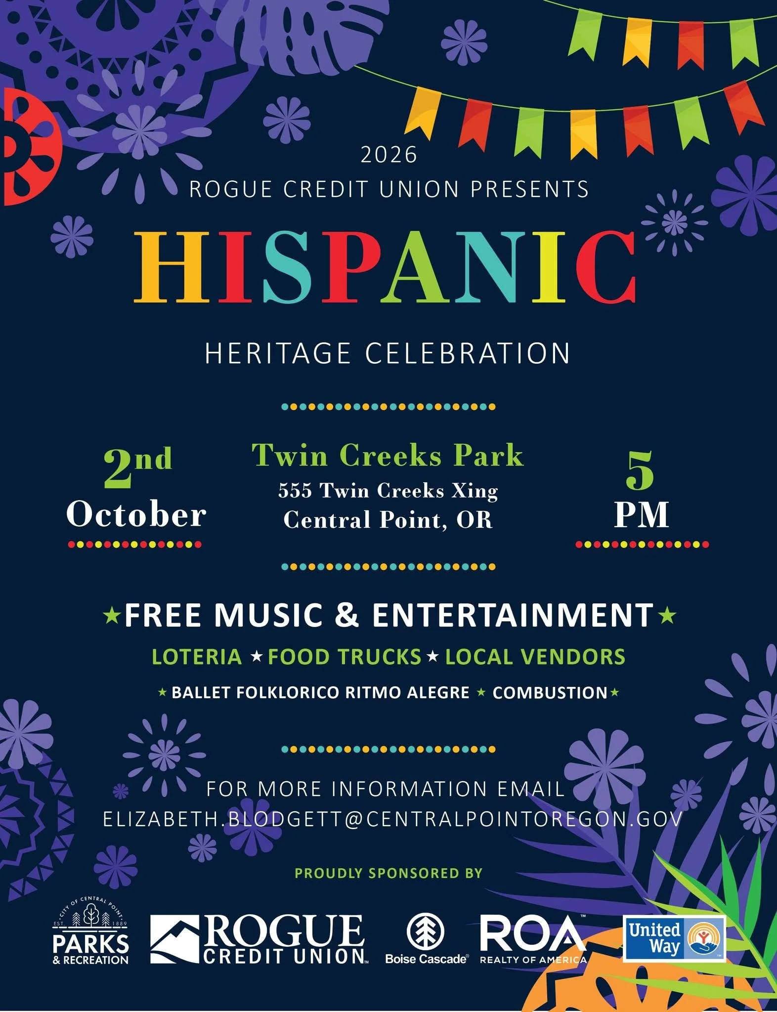 hispanic heritage celebration in central point oregon 2026 twin creeks park free family fun in southern oregon.