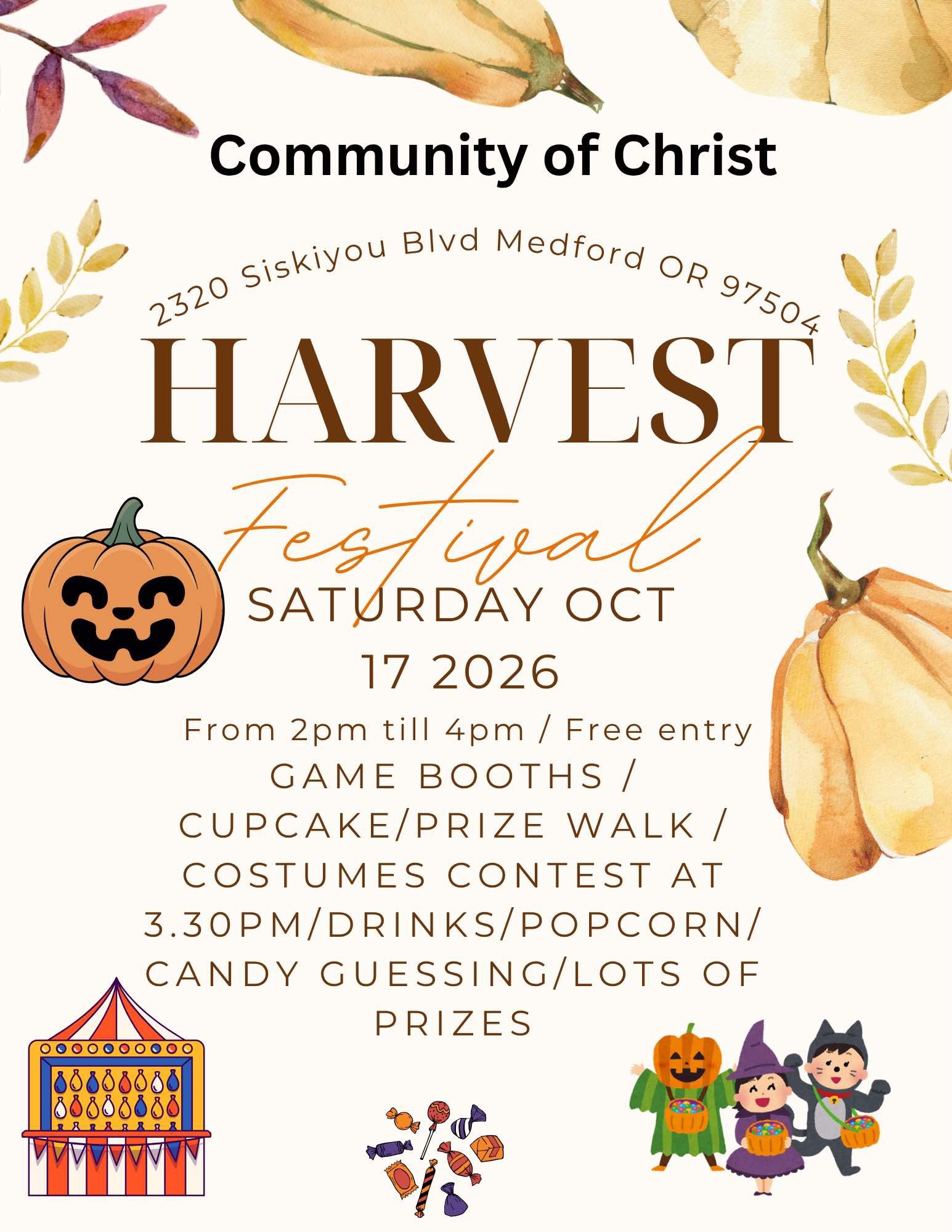 community or christ halloween event for kids medford oregon