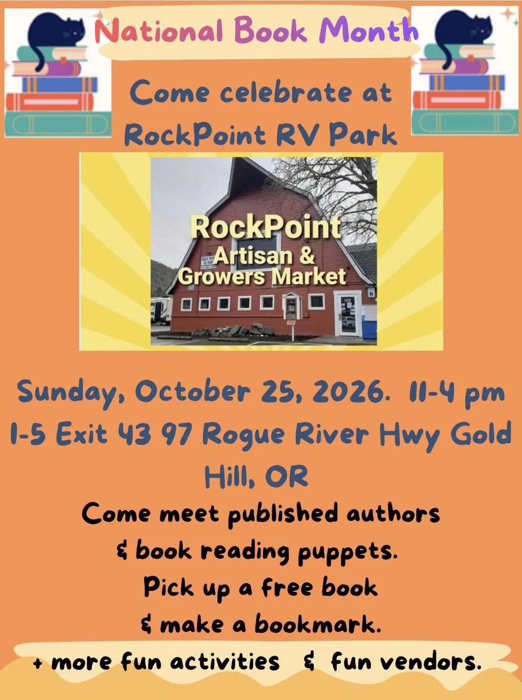 rockpoint rv park gold hill oregon craft fair