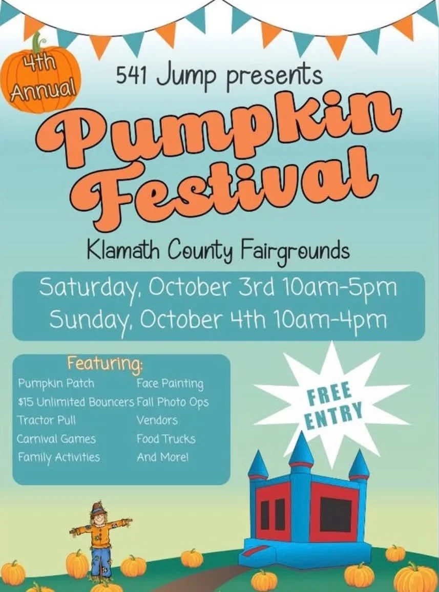 541 jump pumpkin patch klamath falls fair grounds 2026.