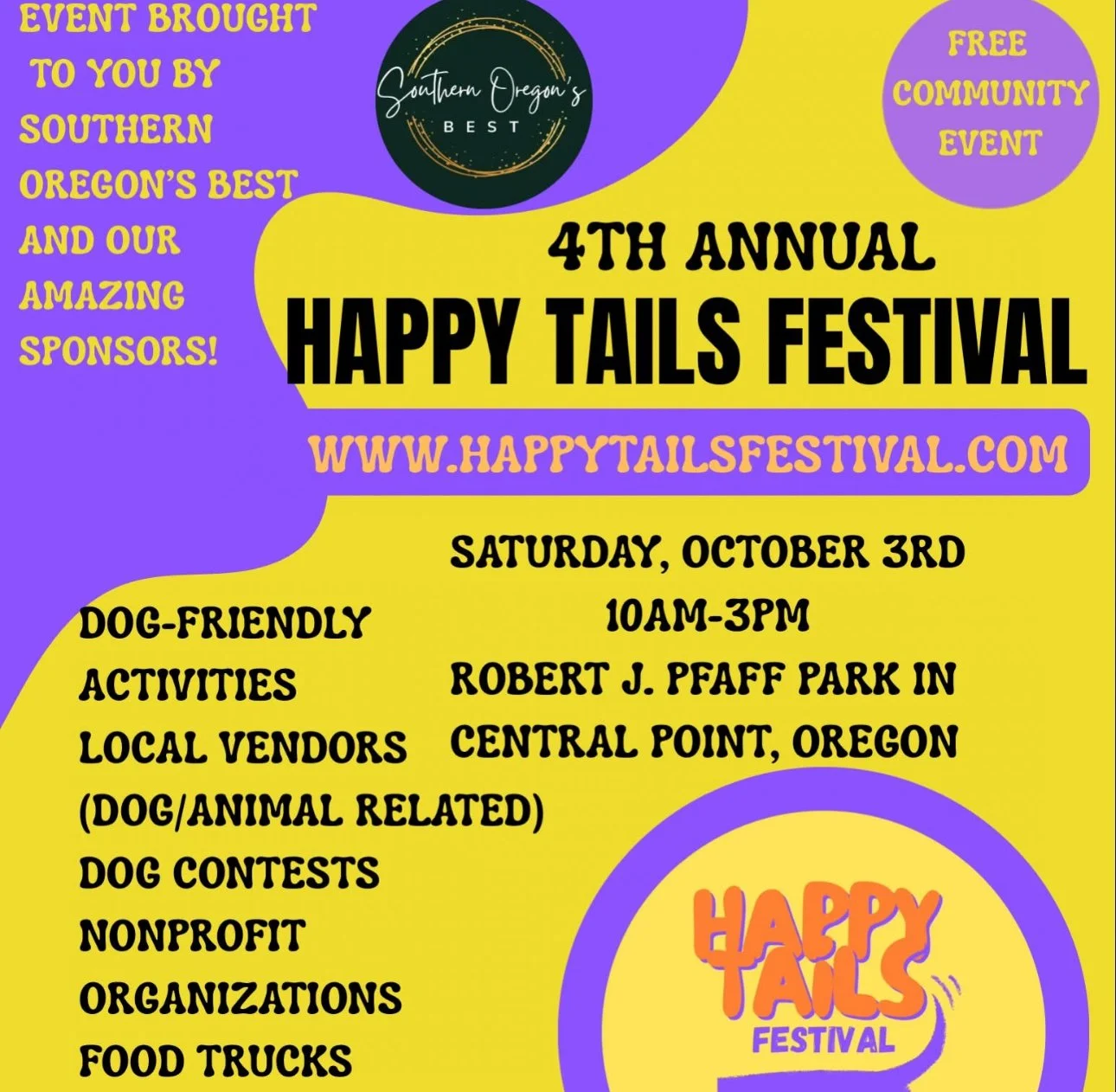 happy tails dog festival central point oregon