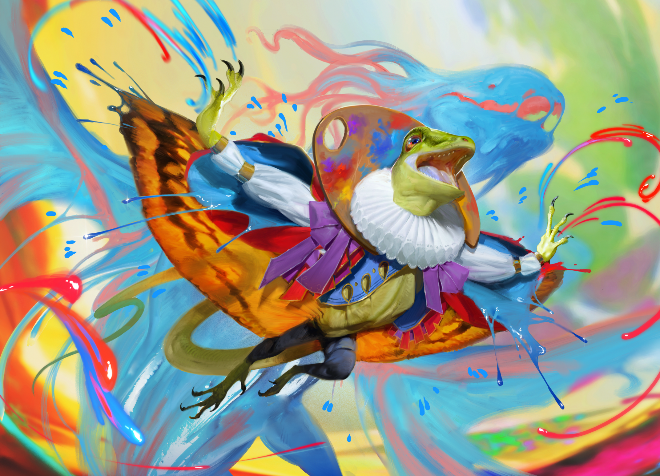 "Inspired Skypainter" - MtG "Secrets of Strixhaven"