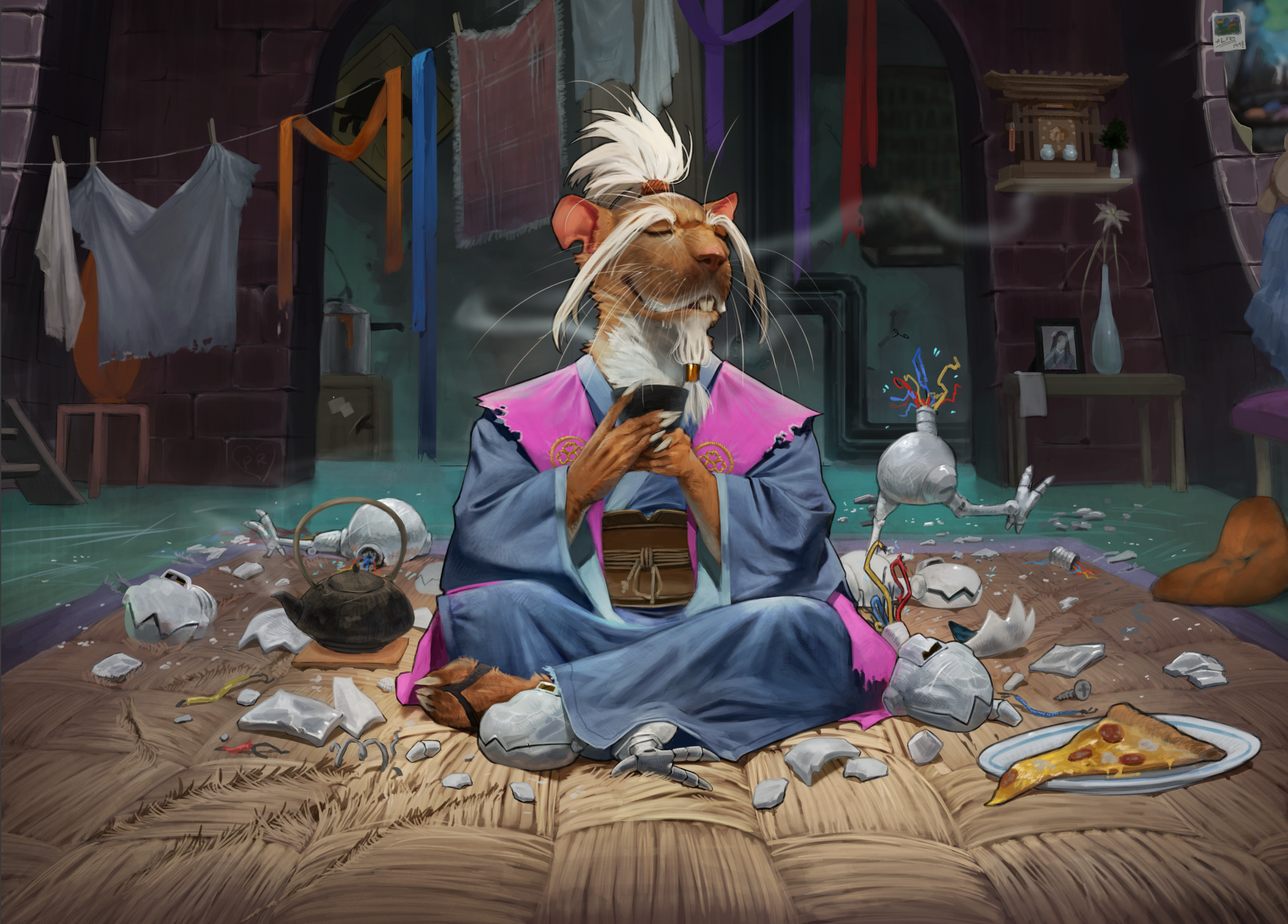 Splinter for MtG's "Teenage Mutant Ninja Turtles" Universes Beyond