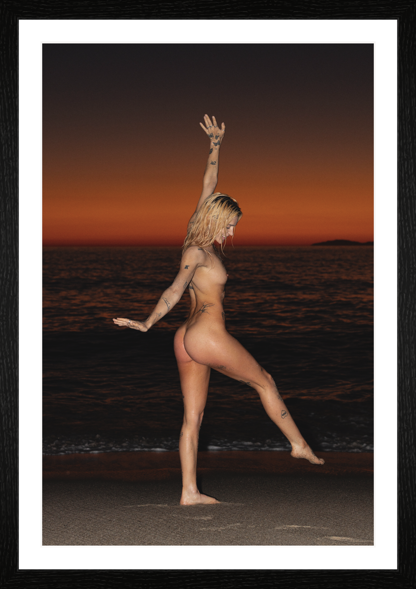 At the Beach - Black Frame.png