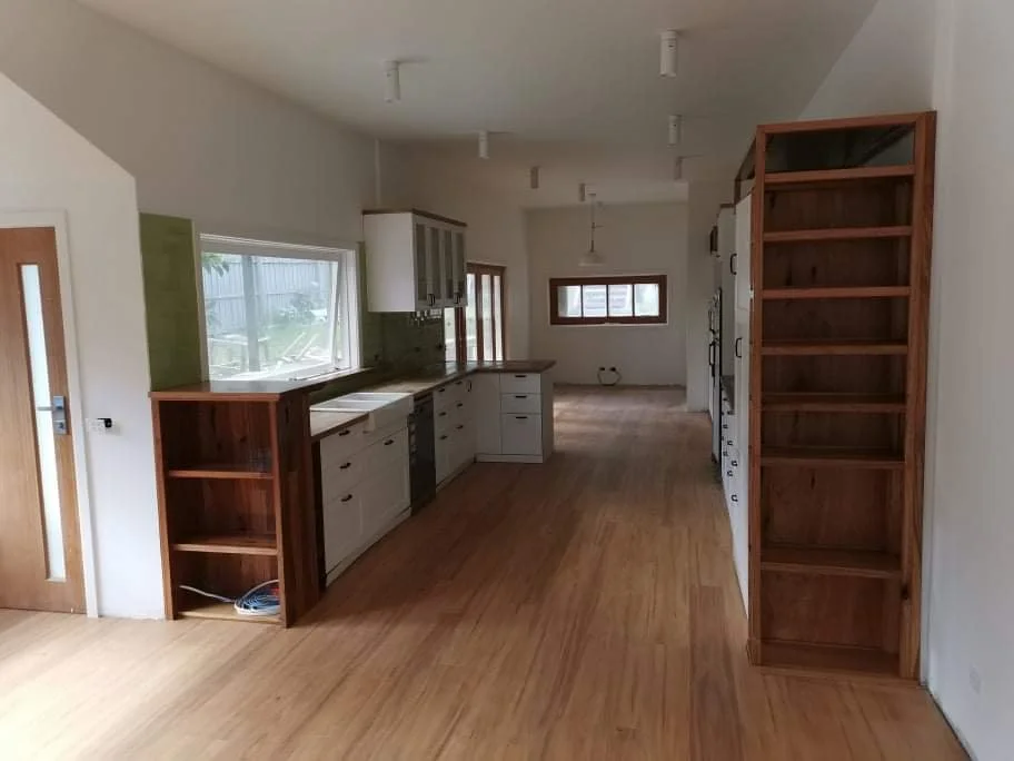 Kitchen fitouts and custom build storage solutions. Carpenter Emu Heights. 