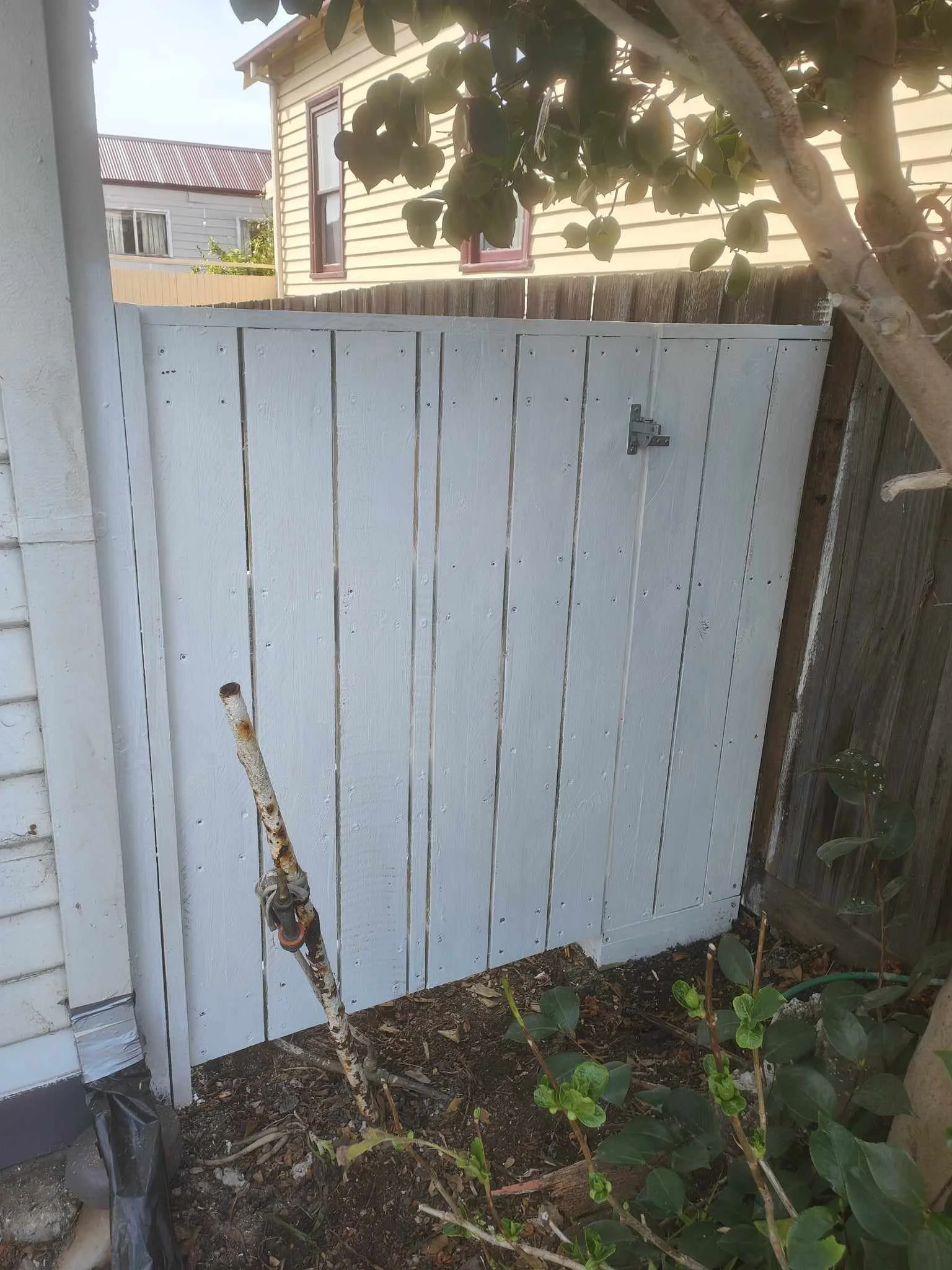 Custom timber gate using treated pine. Finishing off this clients home after restoring their weatherboards. Sydney Carpenter. Skilled Penrith carpenter.  