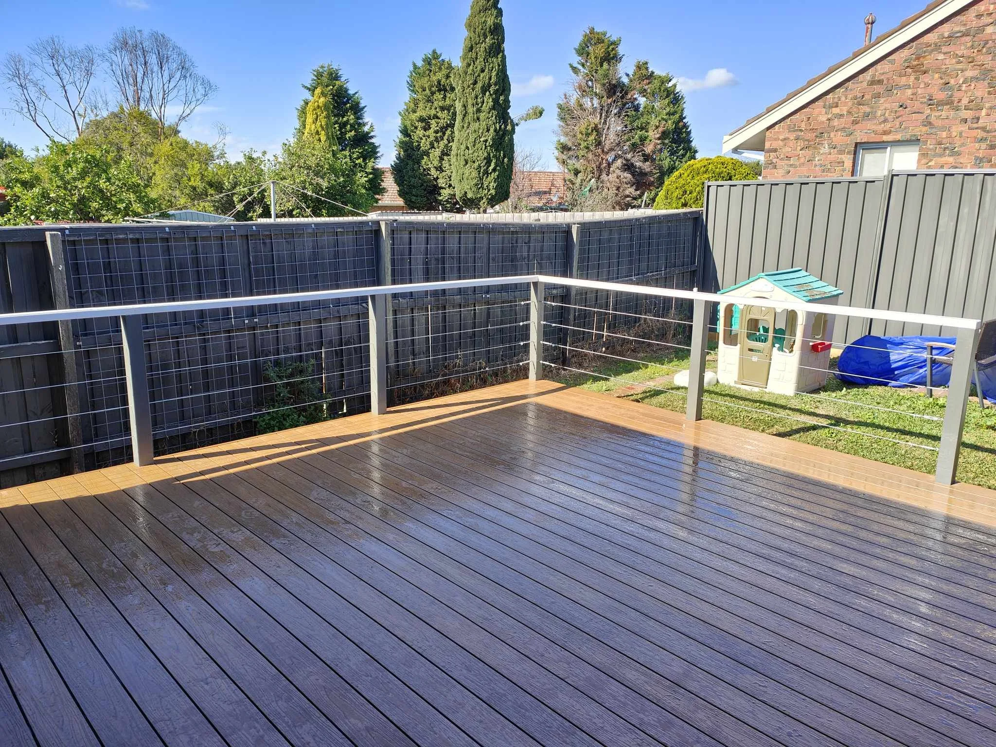 Handrails and fencing by would work ideas. Can create handrail solutions for all decking needs. Handrails near emu heights. Handrails and steps near emu heights and the blue mountains decking. 