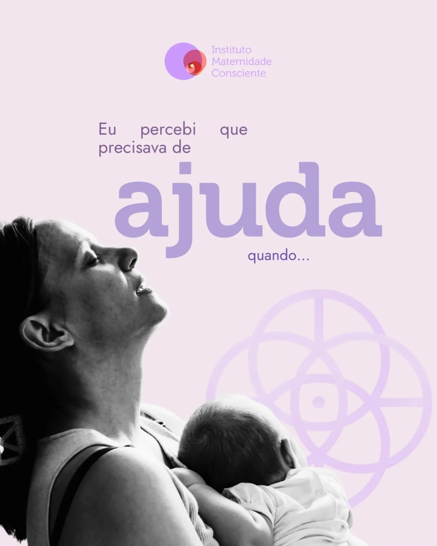 Eu tive muita dificuldade de pedir ajuda, quando me tornei mãe. Por ser profissional de saúde mental materna, percebi que todos assumiam que eu sabia de tudo que eu precisava e que eu sabia dar conta de mim por completo. Sim, muita cois