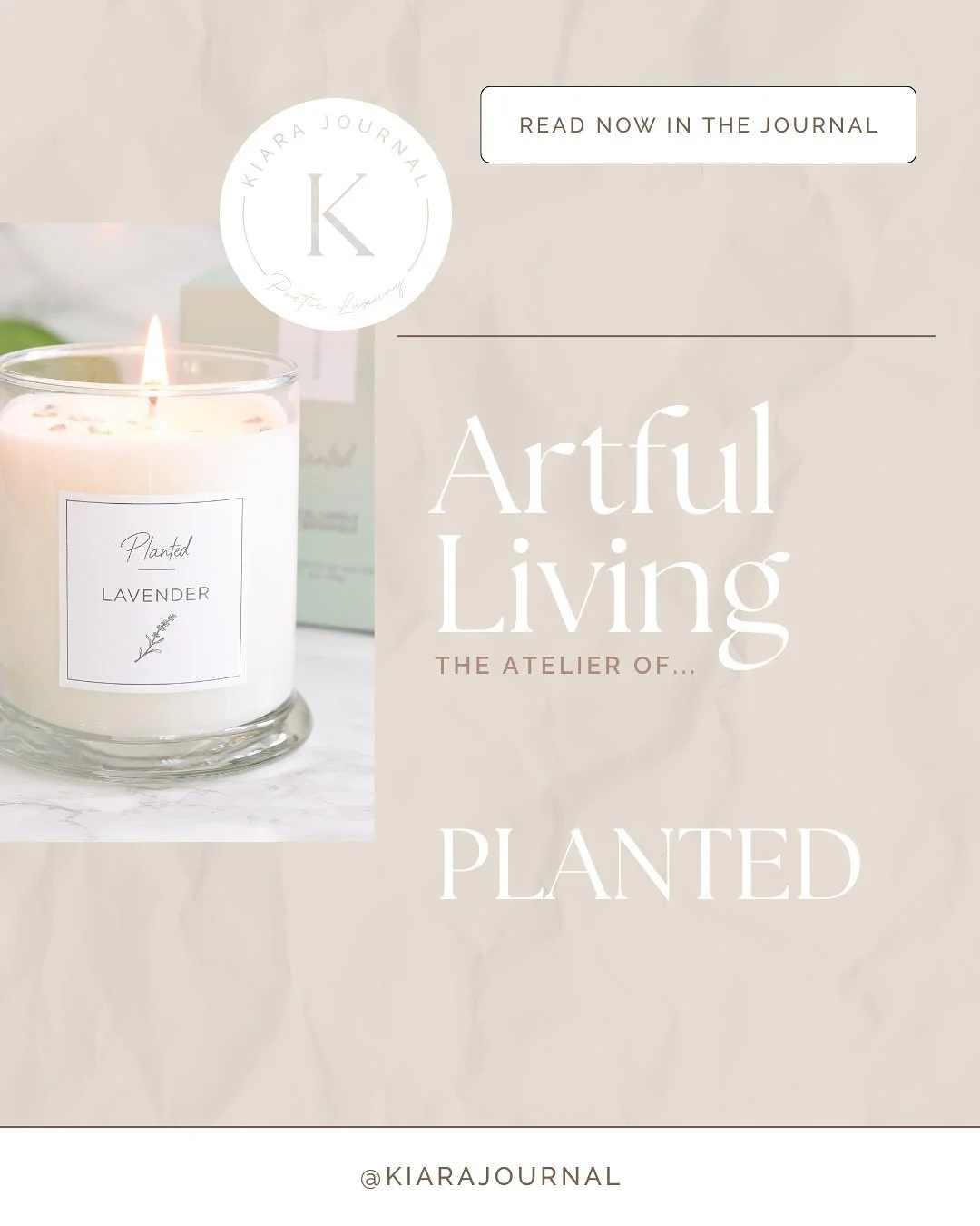 We were delighted to interview Jennifer Minchau, founder of @plantedcompany Crafting plant-based skincare products and soy candles that are as aesthetically pleasing as they are fragrant, Jennifer has built a company equally devoted to scent and sust