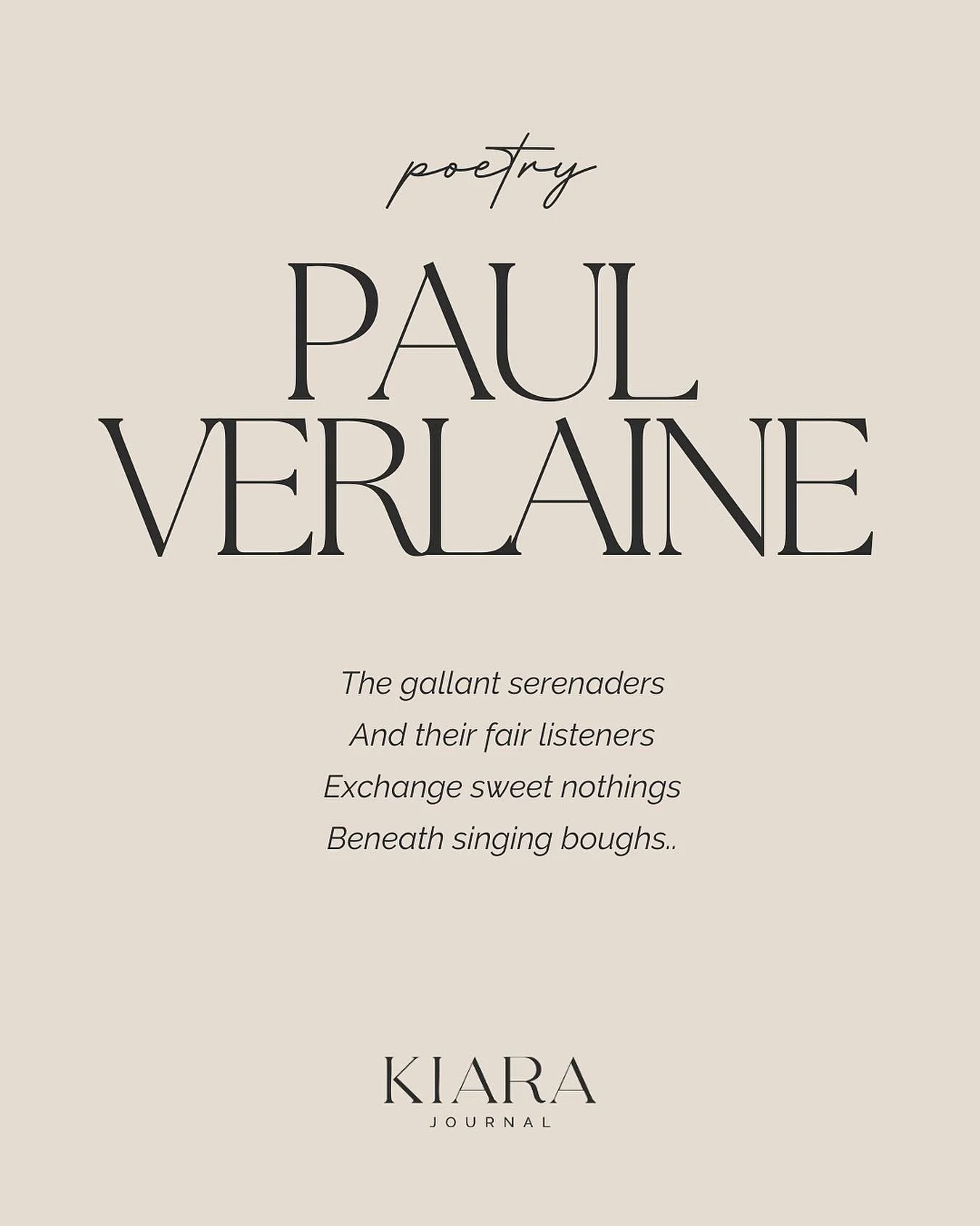 Inspired by the 18th century f&ecirc;te galante paintings of Antoine Watteau, this excerpt from Paul Verlaine&rsquo;s poem, Mandoline, translated by Richard Stokes, depicts an elegant outdoor party scene where ephemeral beauty and refined social plea