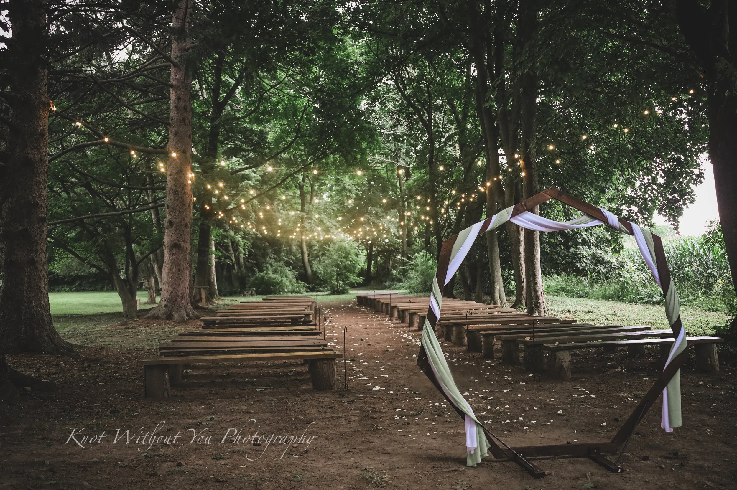 Aisle at Our Fingerlakes Wedding Venue 