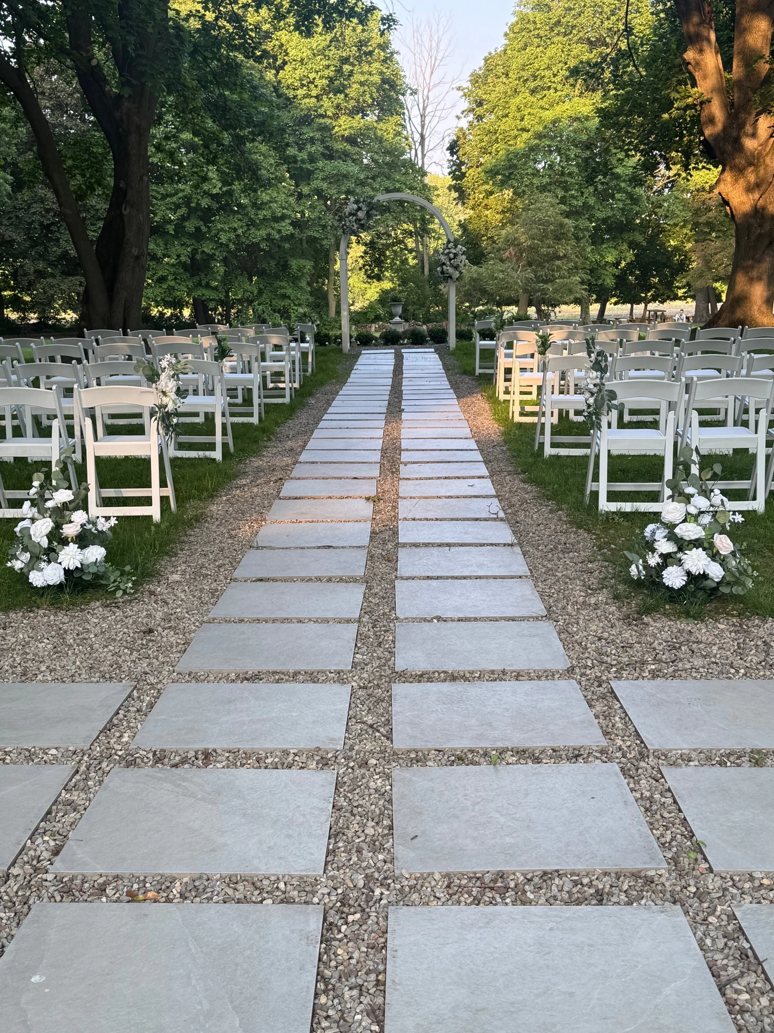 Ceremony Aisle Florals