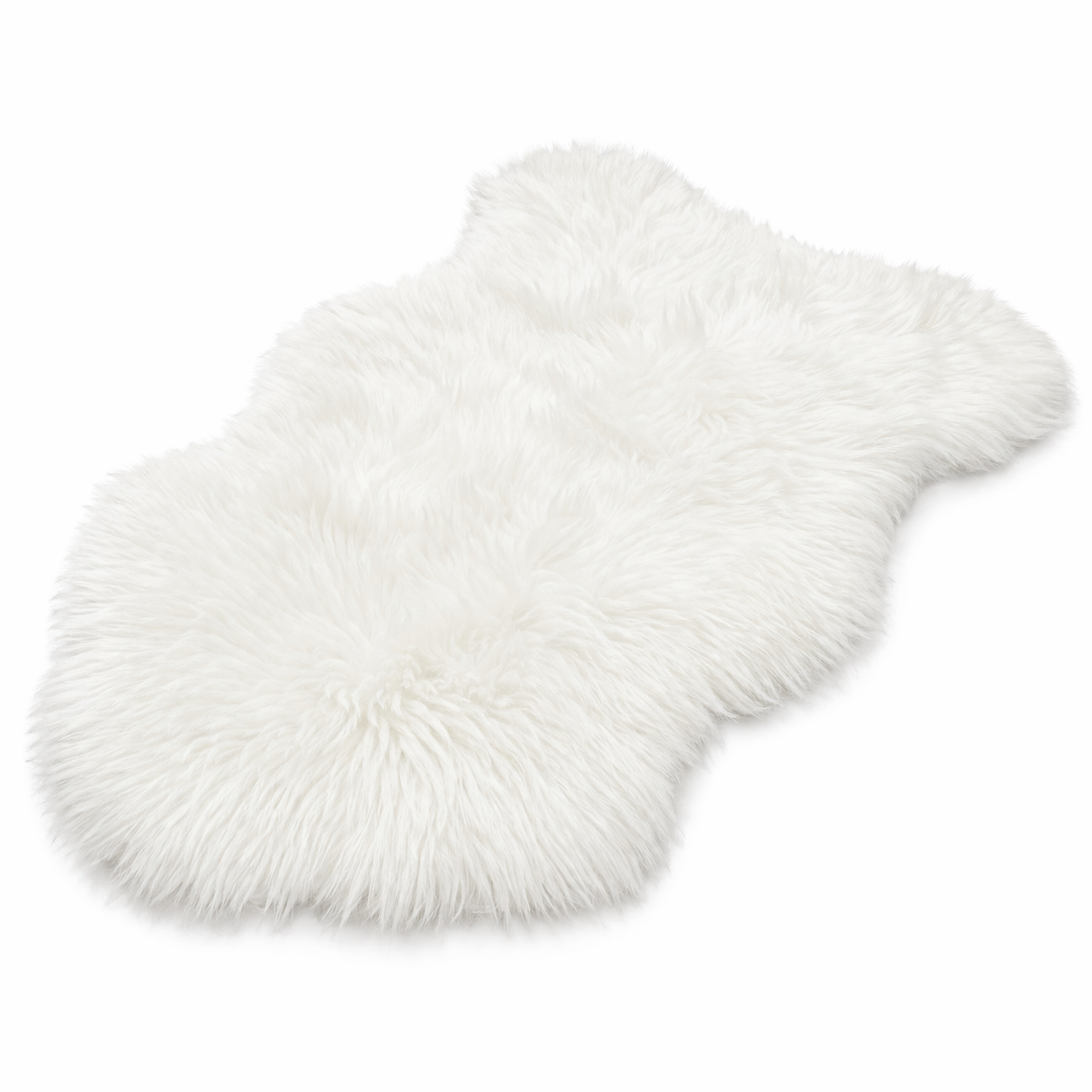 White Faux Fur Rug (2x3)