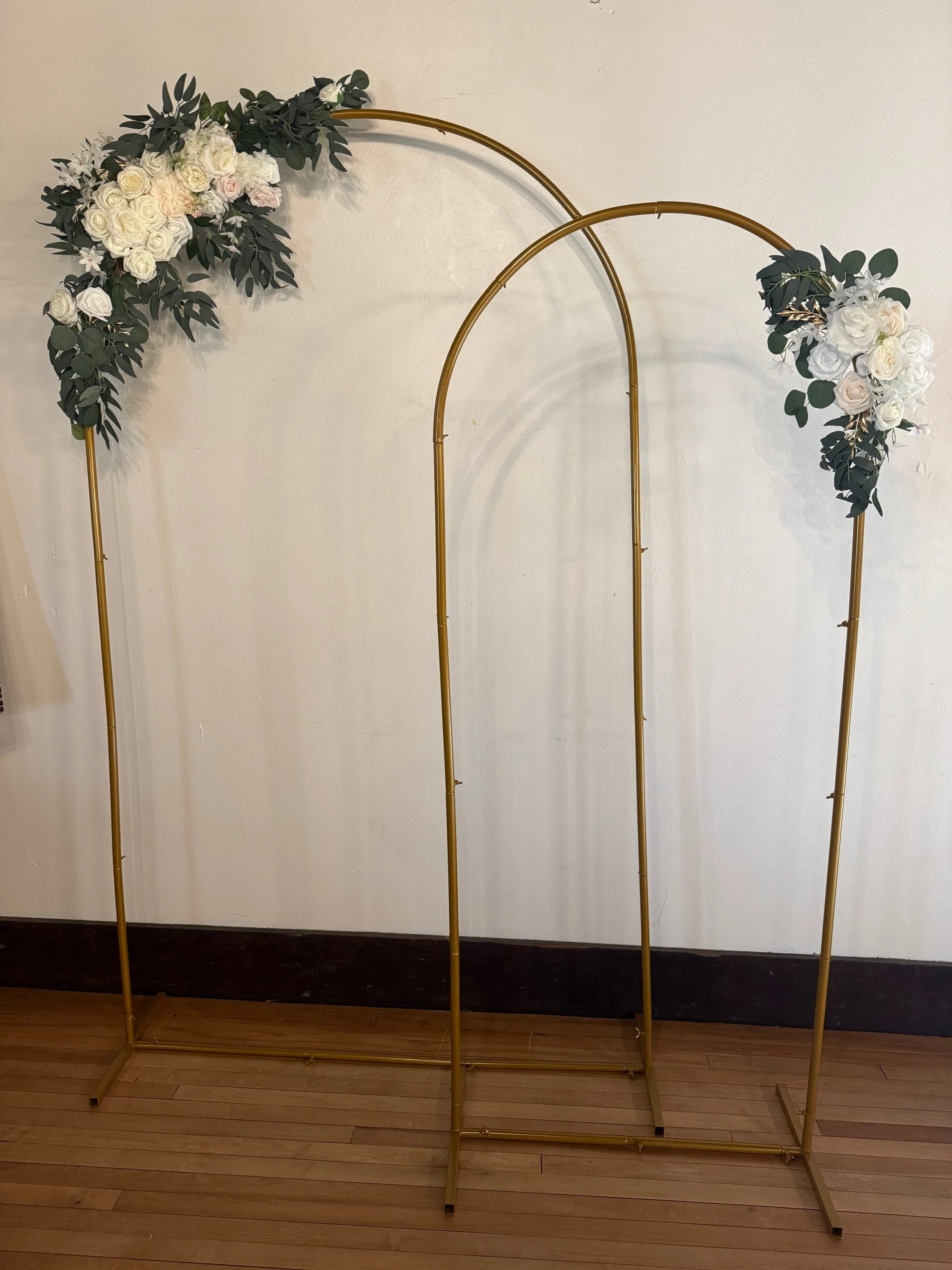 Golden Arches with Florals/Draping