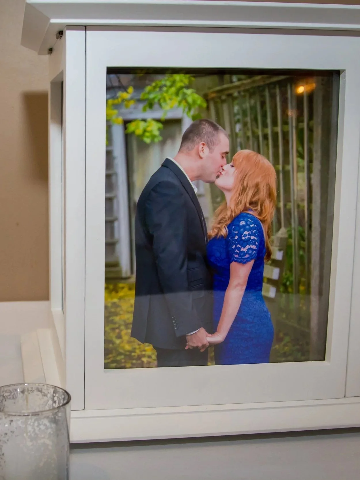 White 4x6 Photo Display Card Box